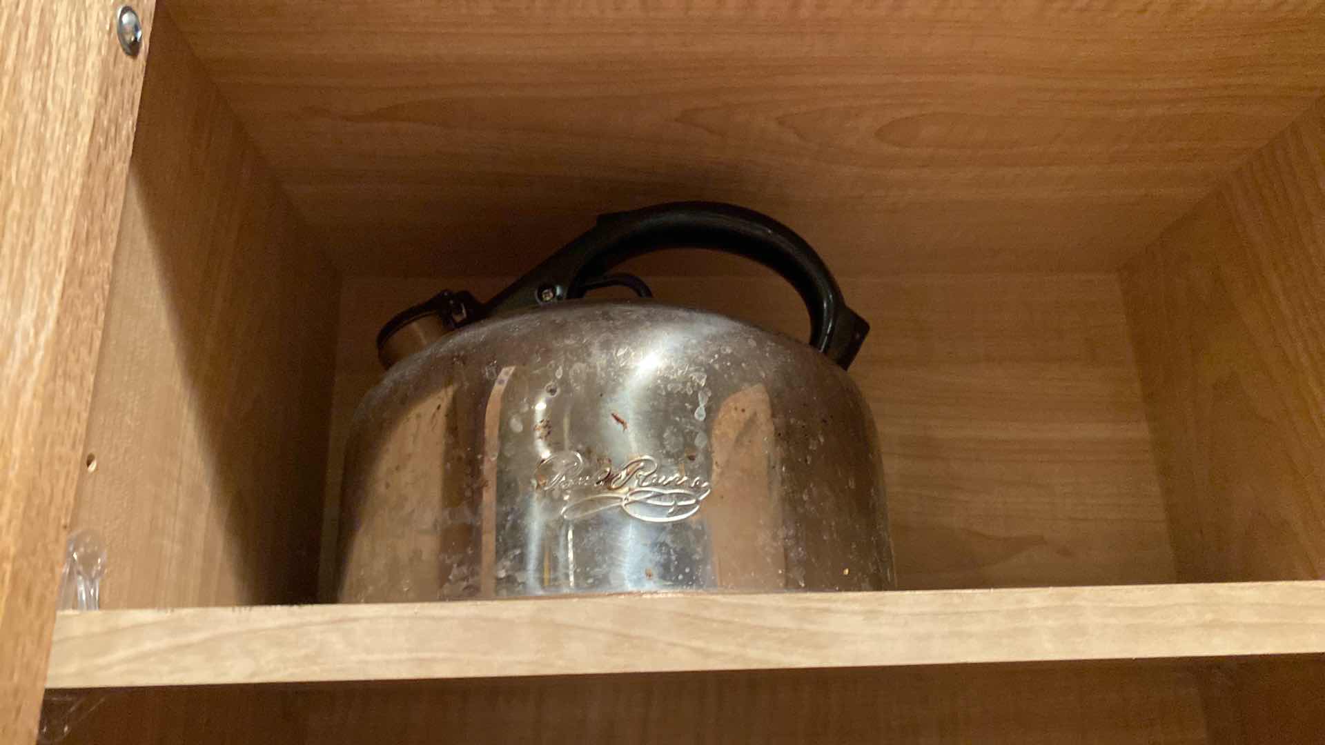 Photo 1 of CONTENTS KITCHEN CABINET WILLIAMS SONOMA PASTA BOWLS TEA KETTLE AND MORE