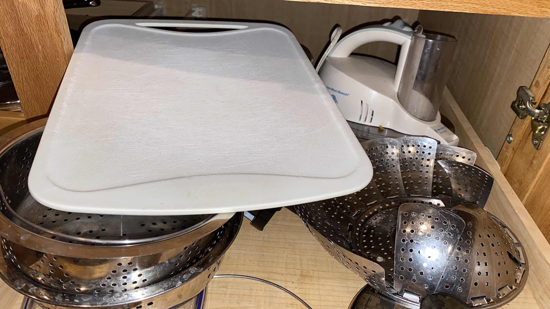 Photo 1 of CONTENTS OF CABINET POTS AND PANS