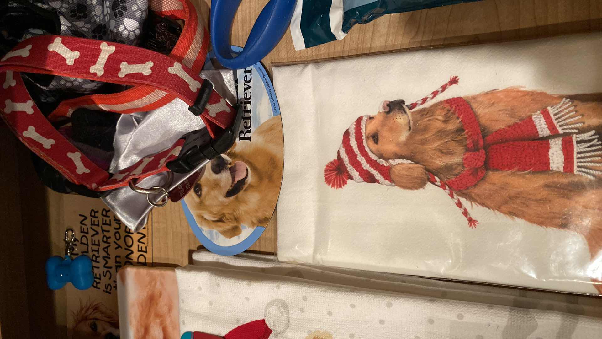 Photo 1 of CONTENTS KITCHEN DRAWER DOG ITEMS NEW TIWELS PADS AND MORE