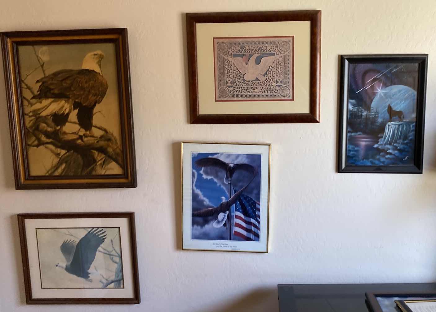 Photo 1 of 5-EAGLE ARTWORK LARGEST 22” x 28”