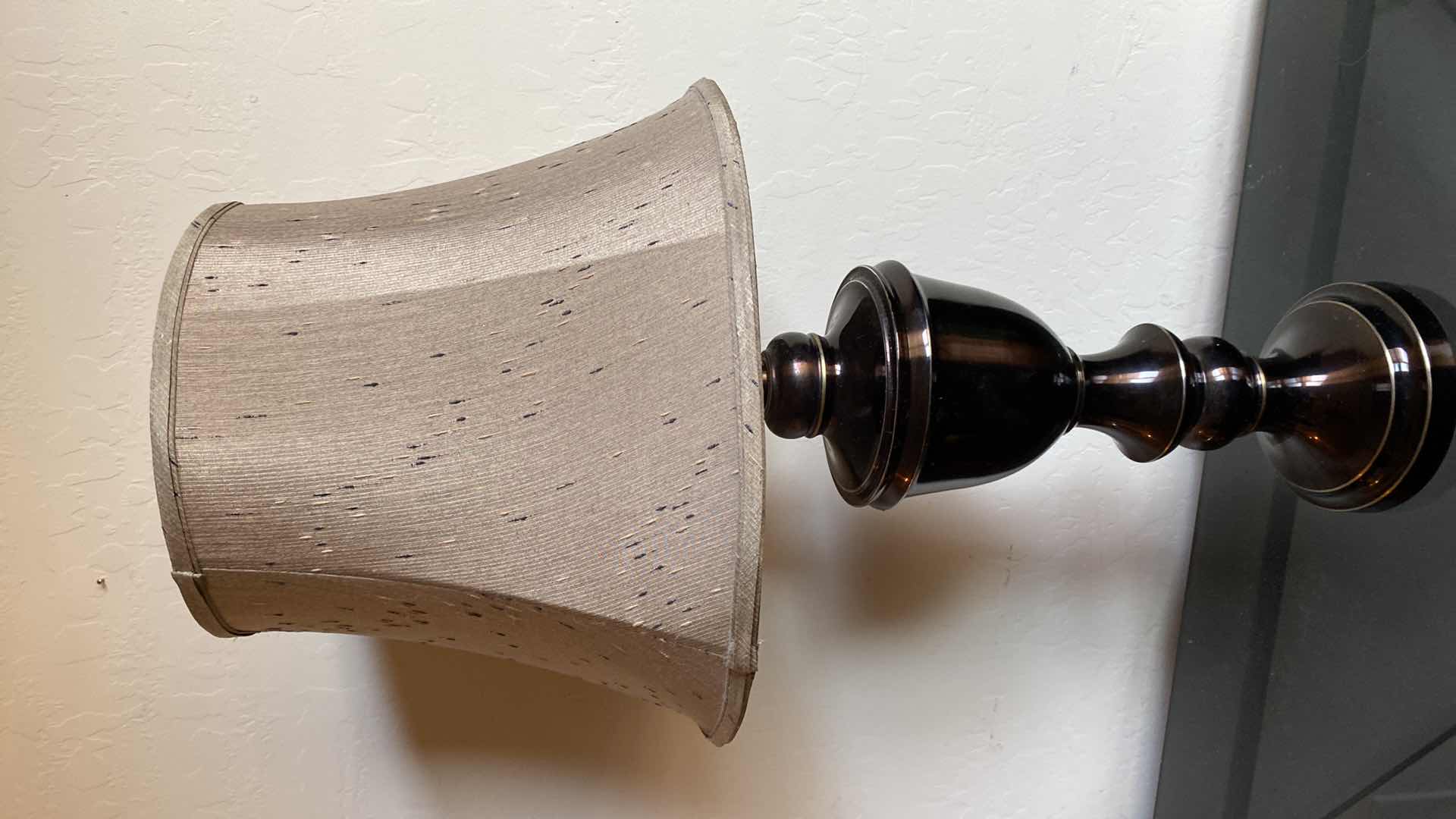 Photo 1 of GLASS TABLE LAMP H30”