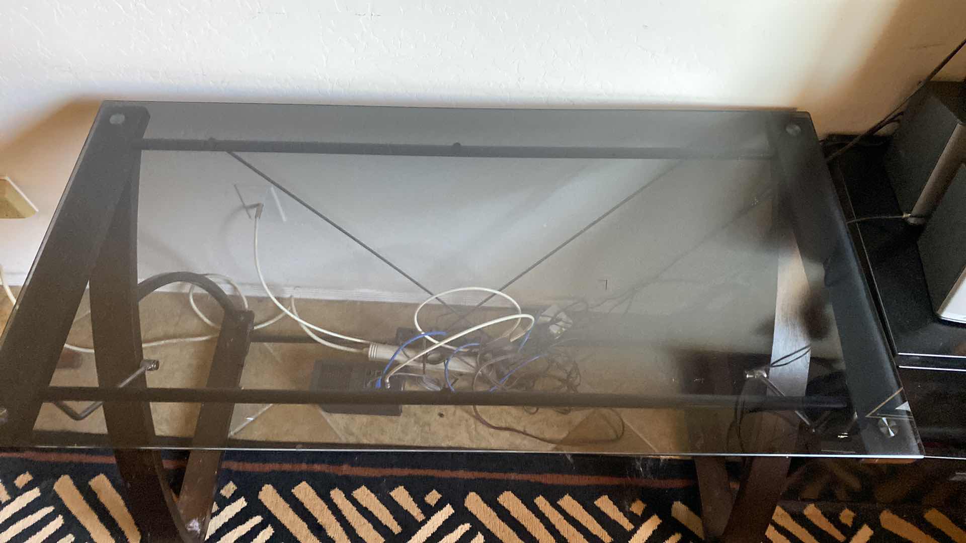 Photo 1 of CONTEMPORARY DESK WITH GLASS TOP 48“ x 24“ H 30”