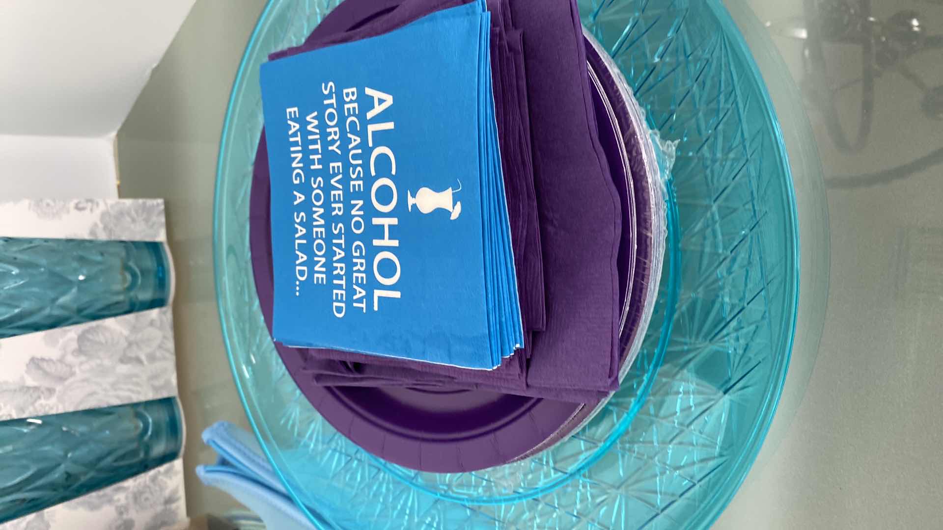 Photo 4 of 4 PLACEMATS AND ACRYLIC GLASSES AND PLATTERS AND MORE