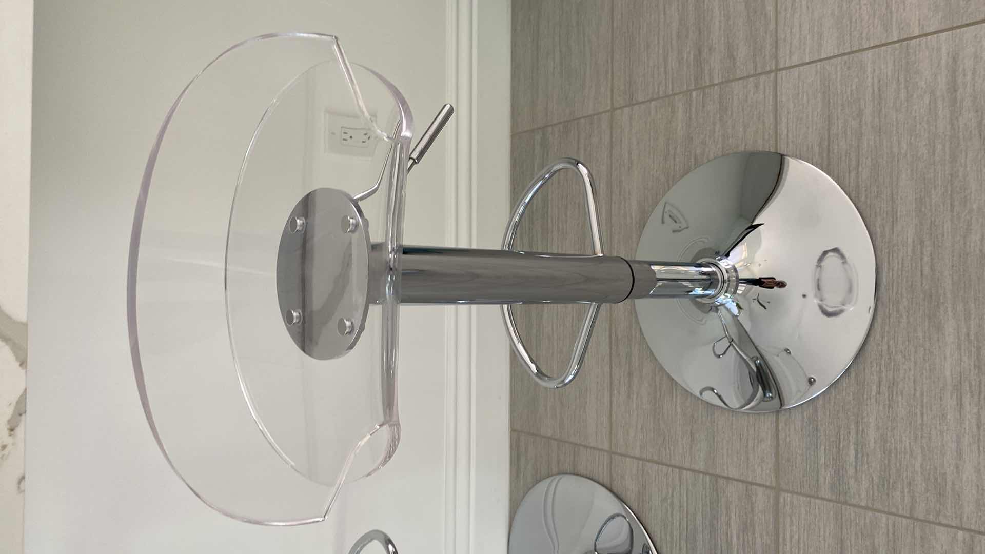 Photo 1 of PAIR OF MODERN COUNTER HEIGHT BARSTOOLS SEAT 30”