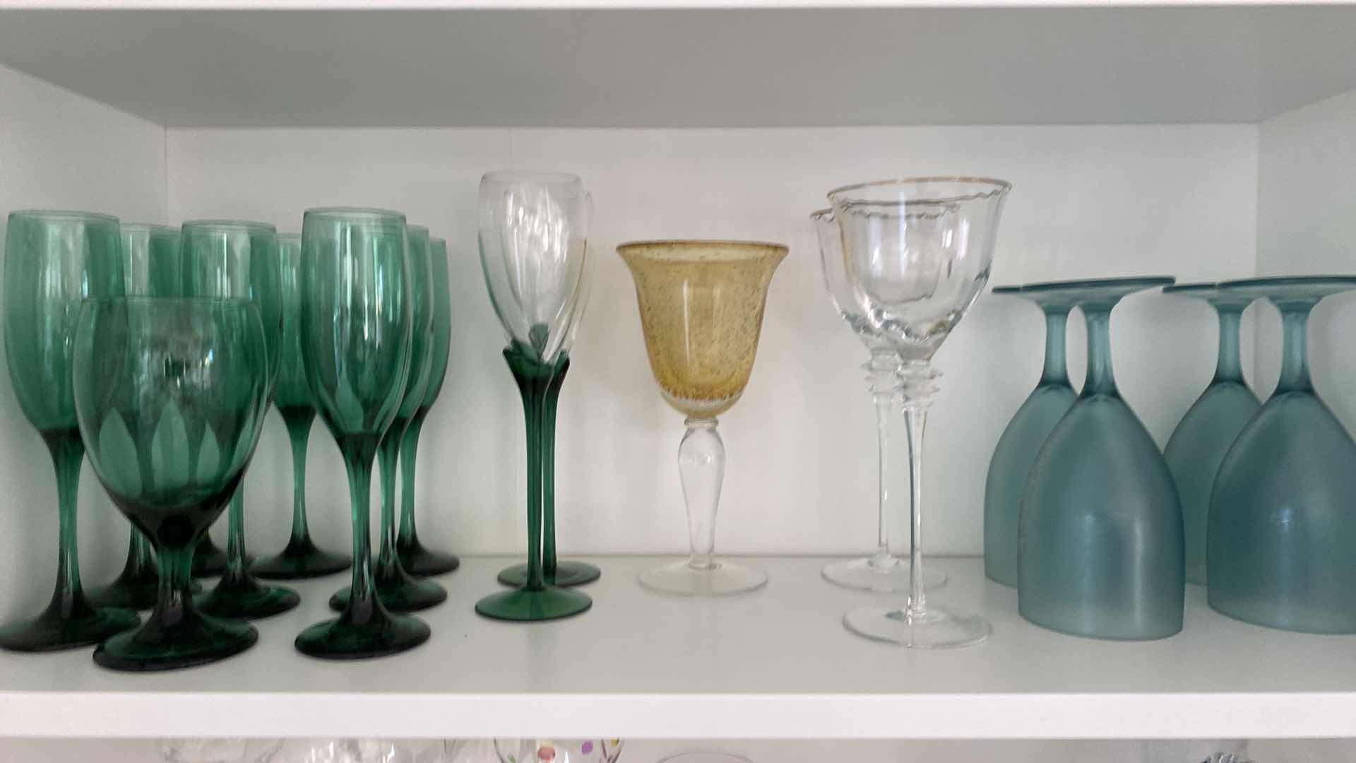 Photo 2 of 2 SHELFS OF ASSORTED BARWARE