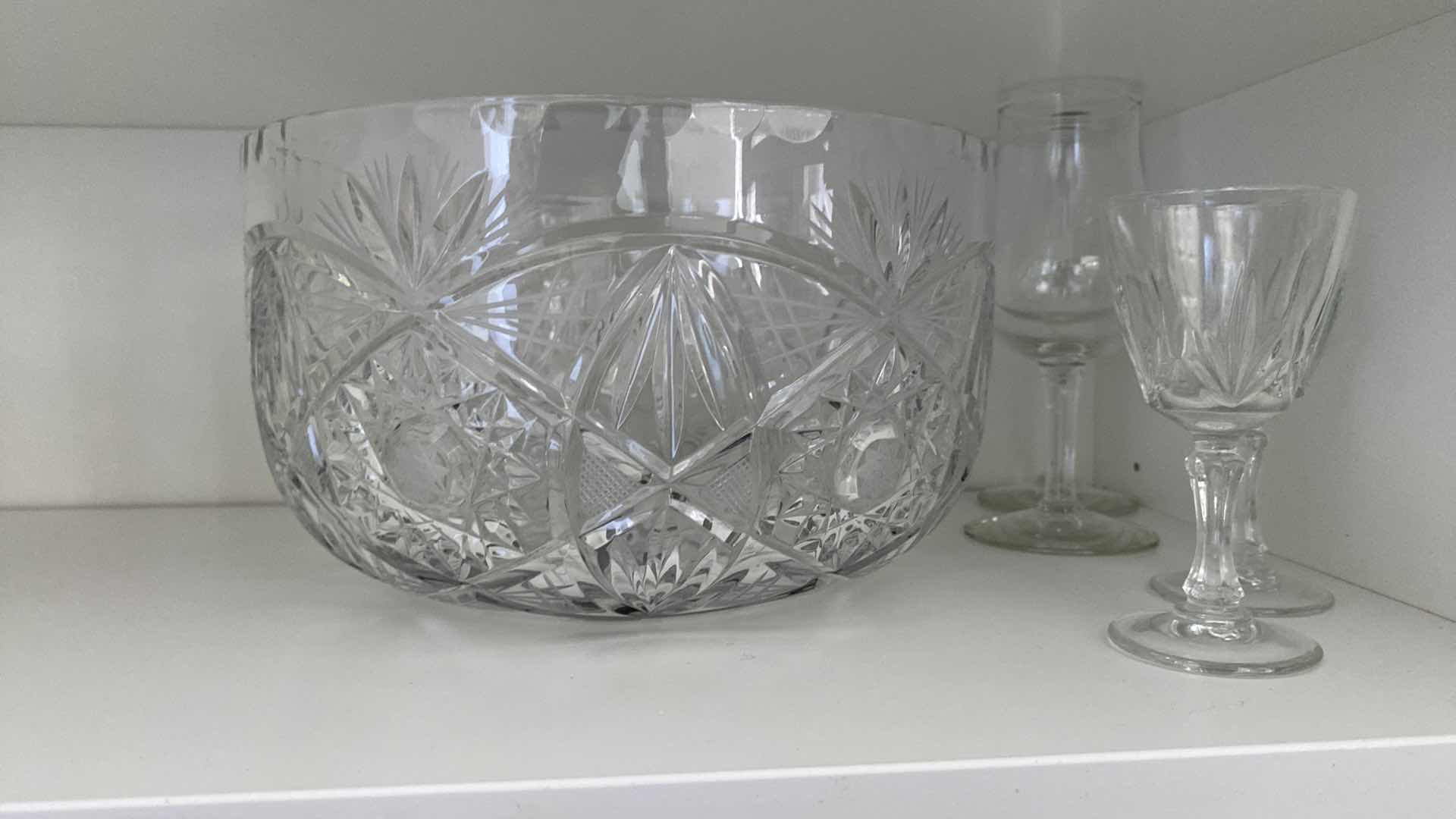 Photo 3 of 2-SHELFS STEMWARE AND GLASSWARE WITH A BOWL