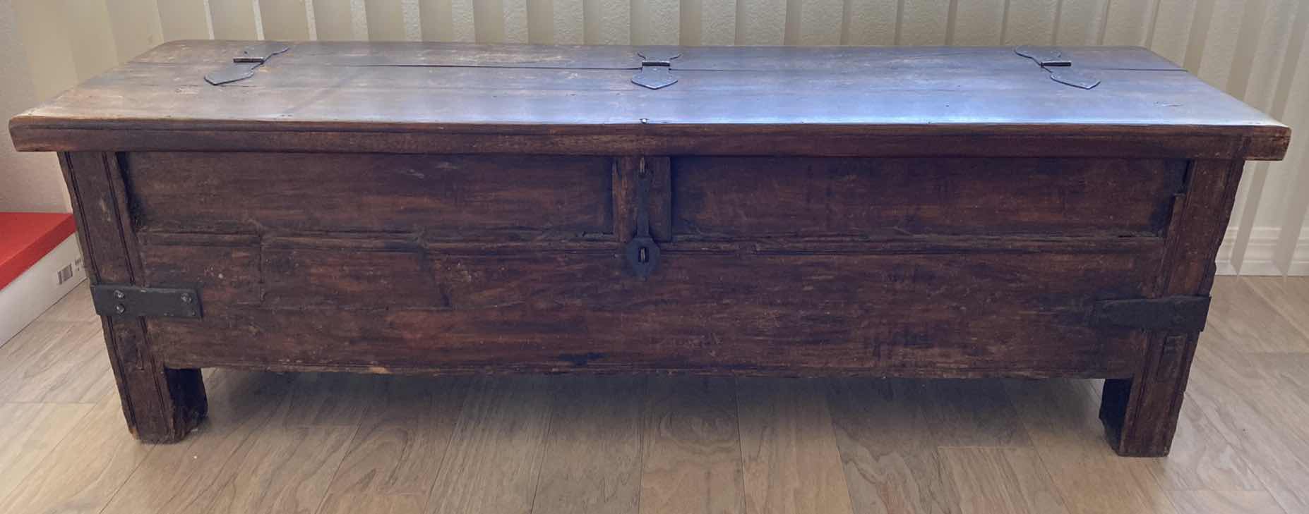 Photo 1 of RUSTIC BENCH WITH STORAGE 55“ x 14“ H 18”