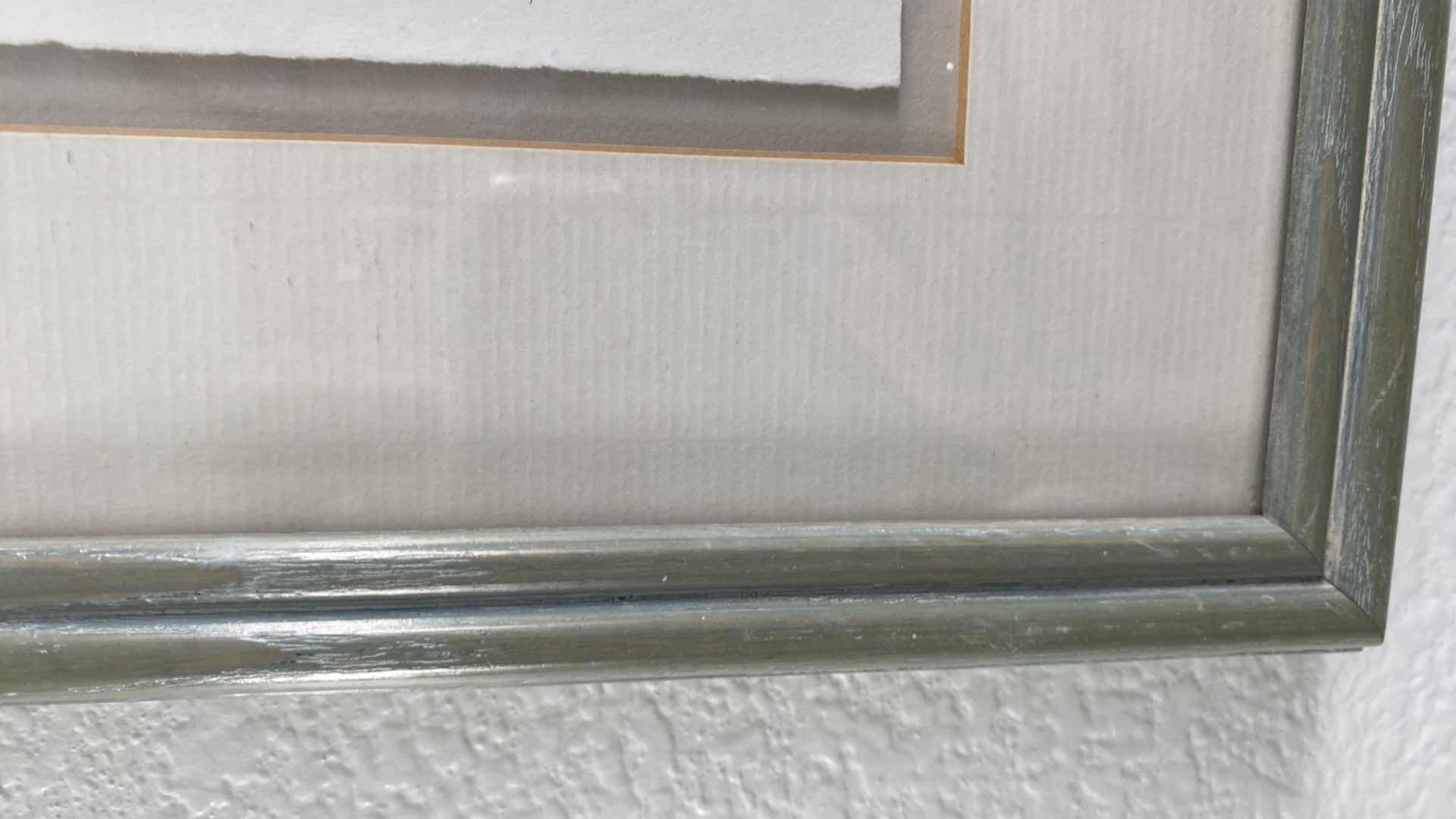 Photo 1 of FRAMED MONO PRINT BY A. NILHSSIA SIGNED ARTWORK 11 1/2” x 16 1/2”