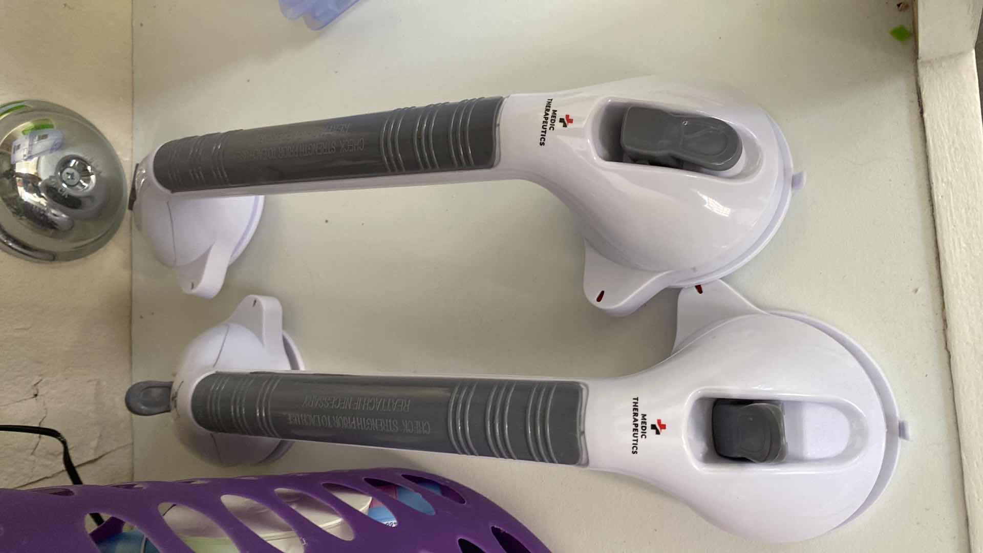 Photo 1 of CONTENTS UNDER MB SINK GRAB BARS, HAIR TOOLS AND MORE