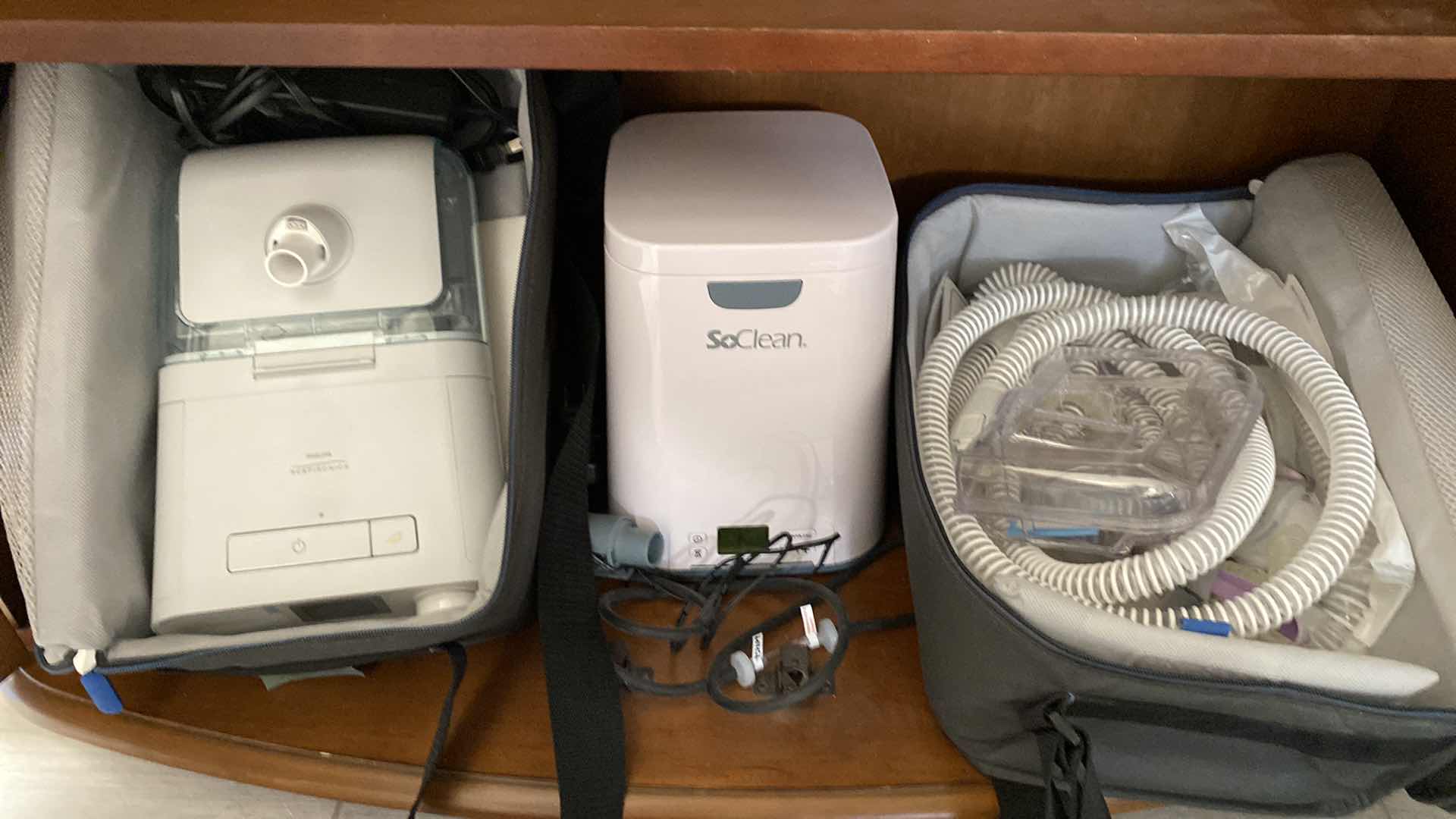 Photo 1 of RESPIRONICS CPAP, SO CLEAN AND CPAP SUPPLIES