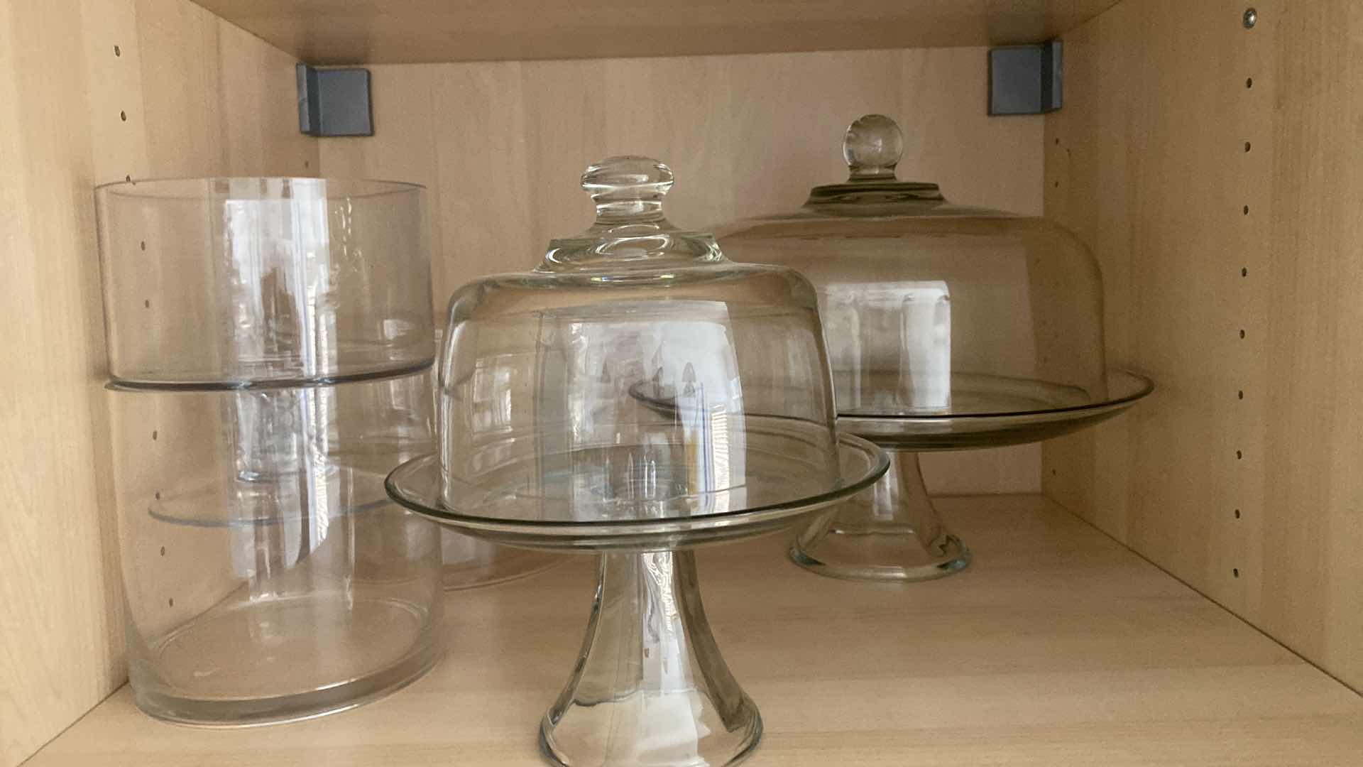 Photo 1 of GLASS CAKE AND DESERT SERVERS