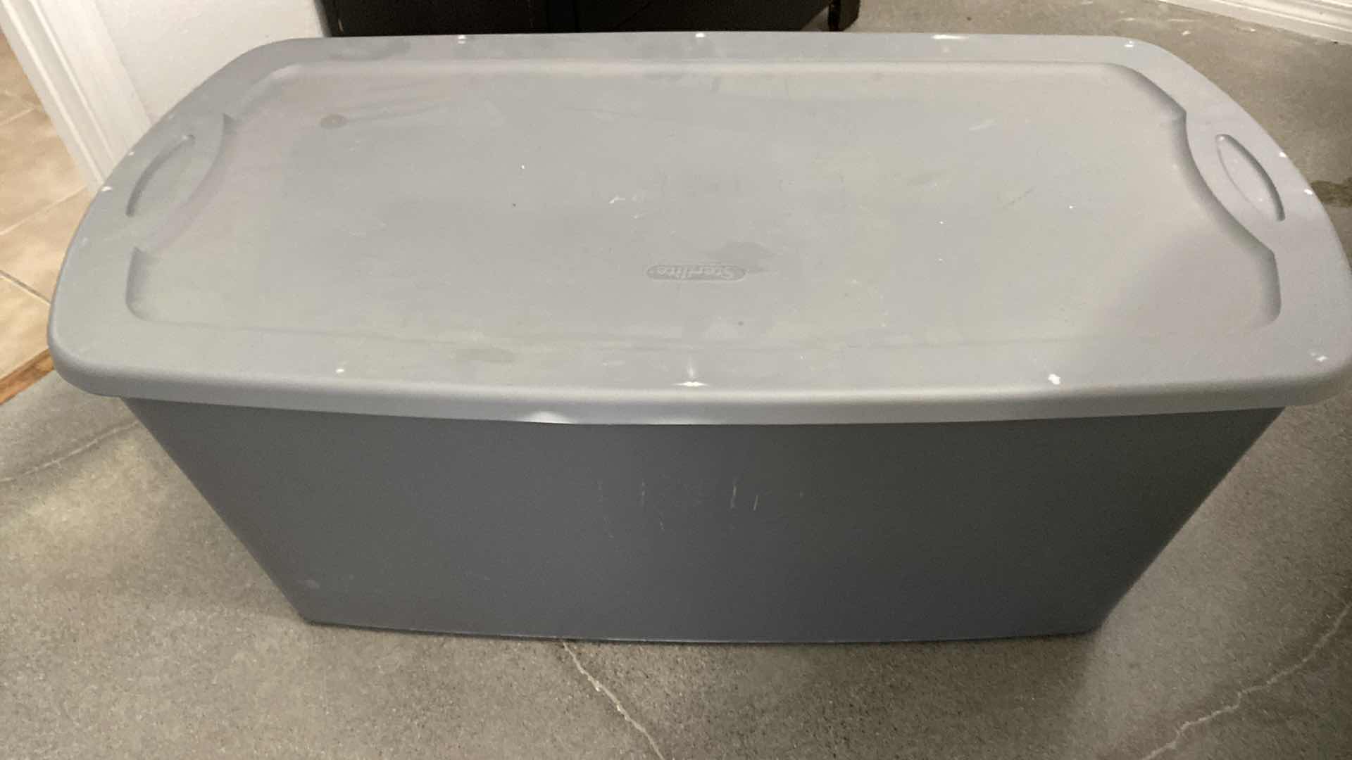 Photo 1 of PAIR OF LARGE PLASTIC STORAGE