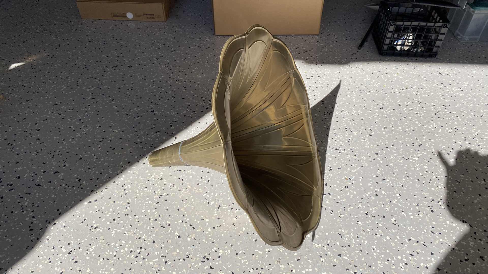 Photo 1 of ANTIQUE HORN FOR A RECORD PLAYER