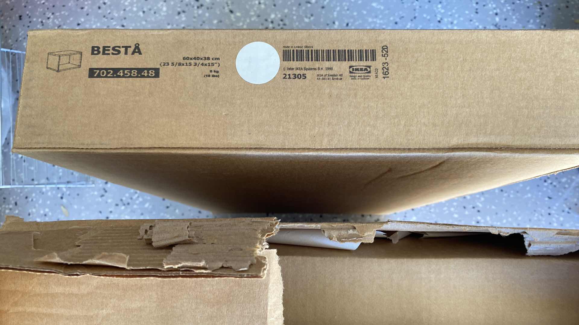 Photo 1 of 2-TABLES FROM IKEA NEW IN BOXES 23” X 16” X 15”