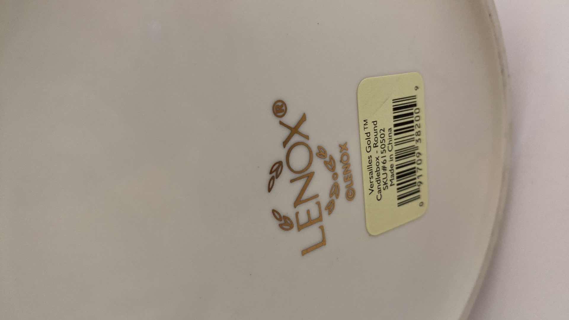 Photo 1 of LENOX CANDLE 6” x 4 1/2” ABD POTPOURRI HOLDER H 7”