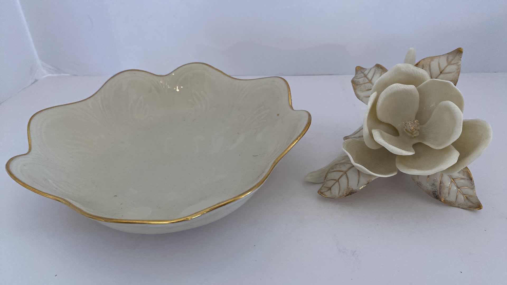 Photo 1 of LENOX MAGNOLIA 5” x 3” AND BOWL 8”