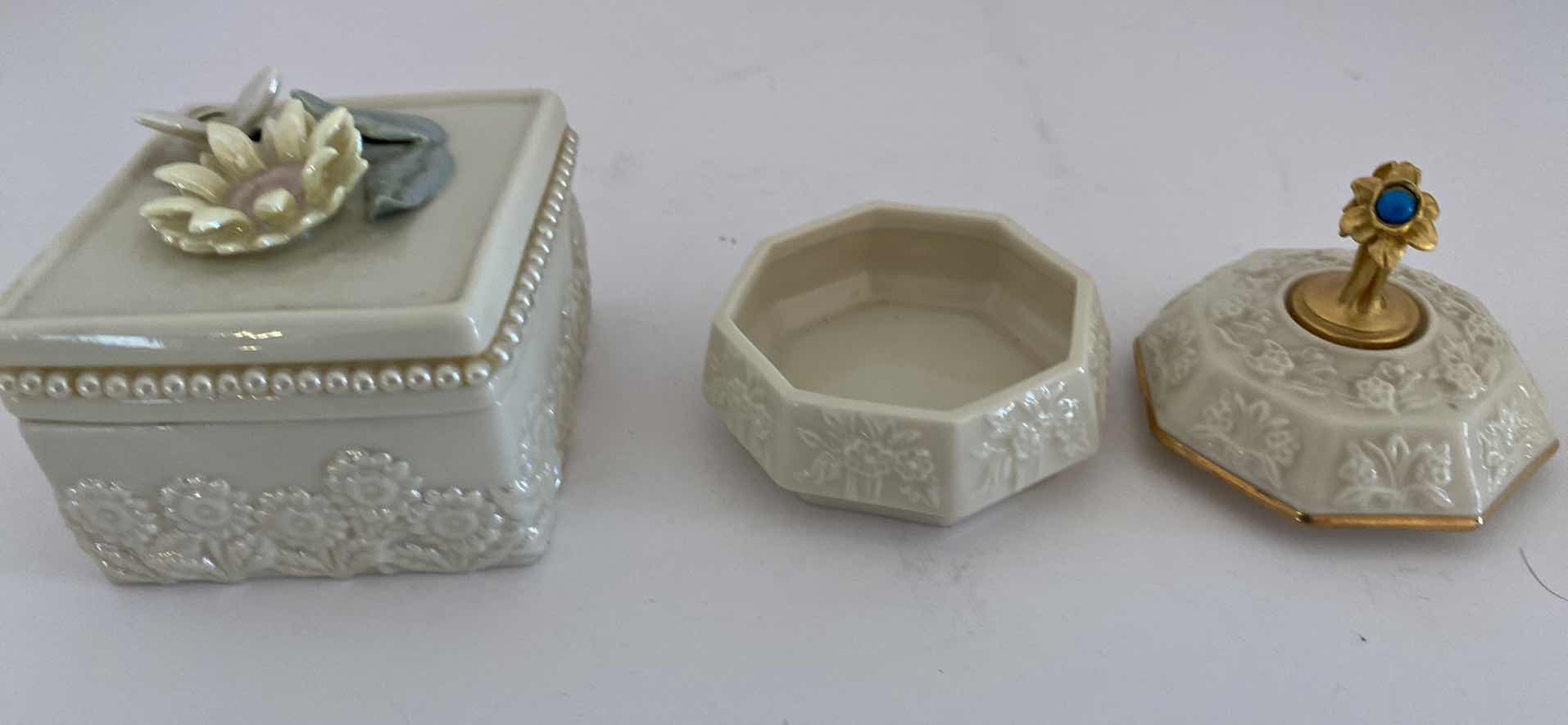 Photo 1 of LENOX DECOR BOX AND DECEMBER BIRTHSTONE TRINKET BOX