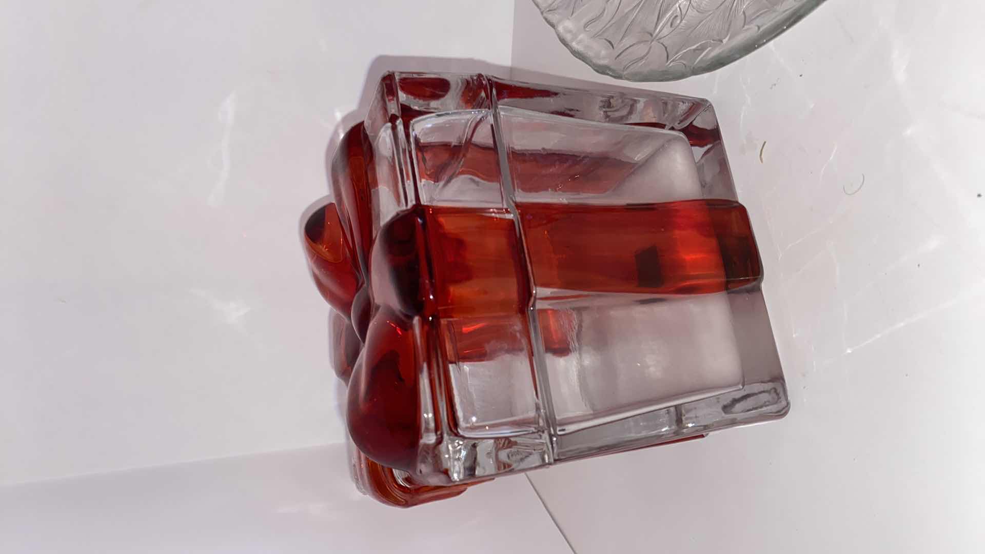 Photo 1 of GLASS CAKE STAND PLATTER AND BOX
