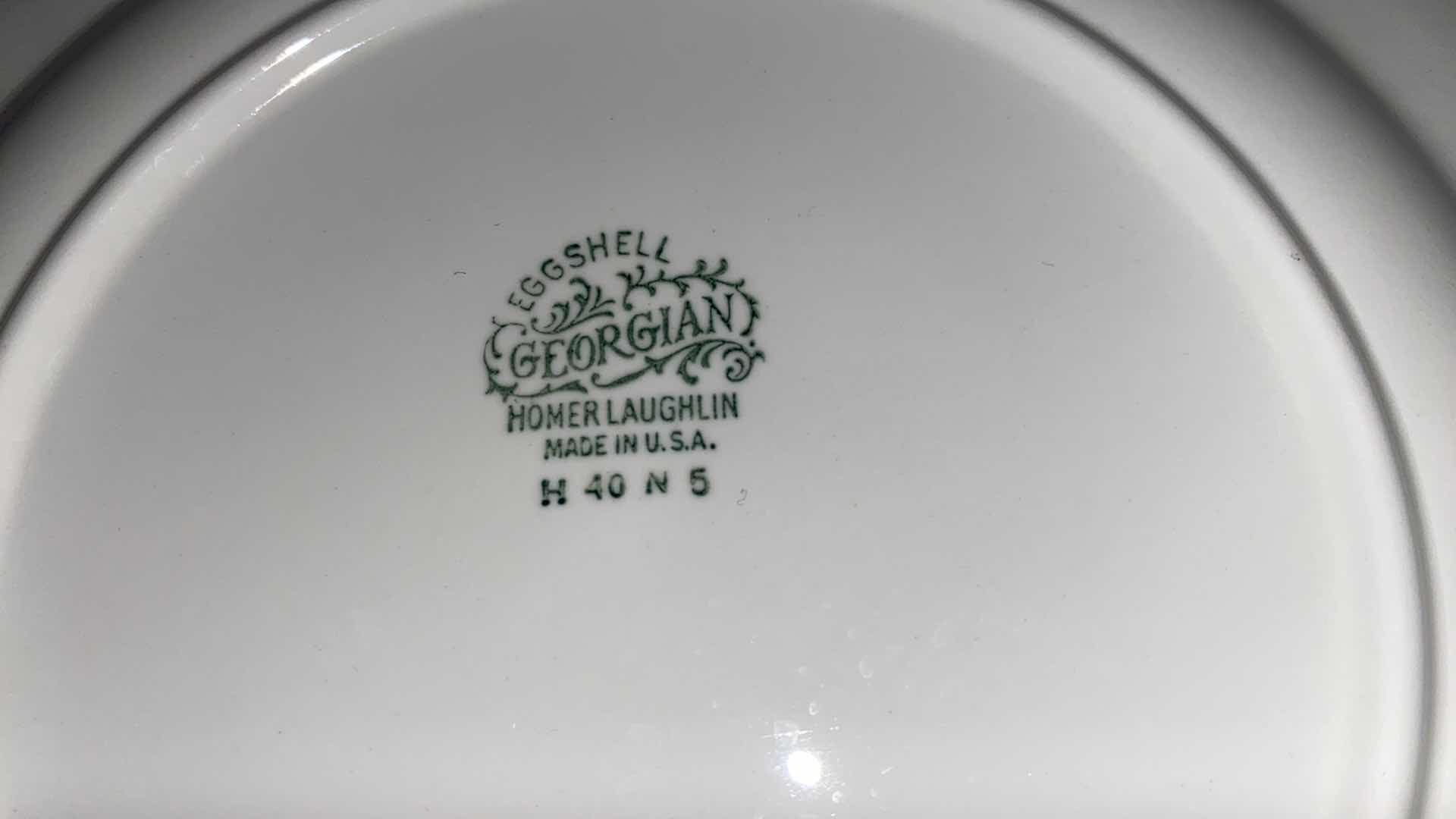 Photo 1 of 11-PIECE GEORGIAN BY HOMER LAUGHLIN DISHES