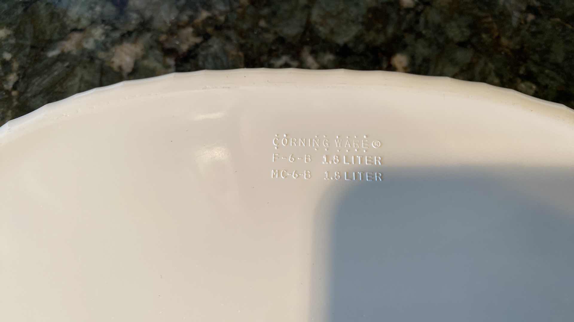 Photo 1 of CORNINGWARE FRENCH WHITE IN CABINET