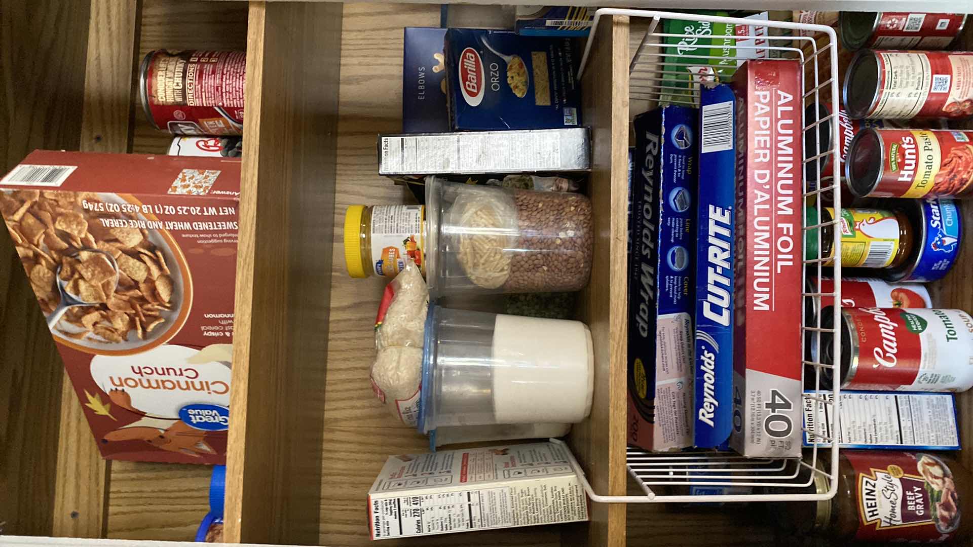 Photo 1 of CONTENTS OF KITCHEN CABINET FOOD AND MORE