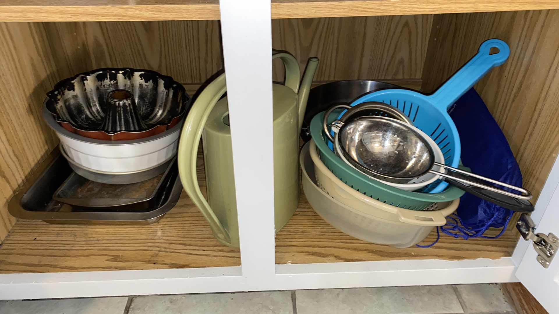 Photo 1 of CONTENTS OF KITCHEN CABINET POTS AND PANS AND MORE