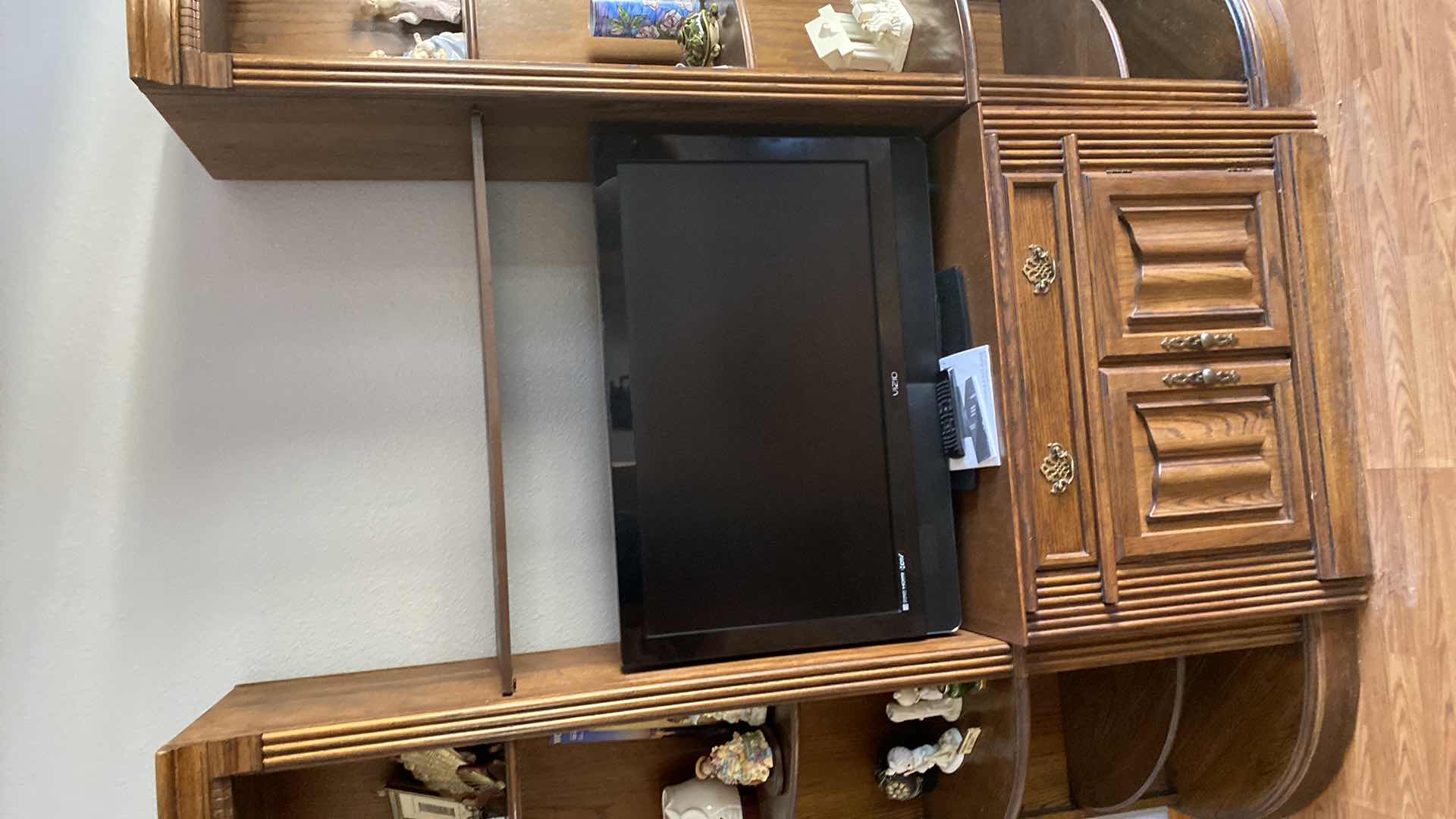 Photo 1 of ENTERTAINMENT CENTER 74” X 19” H 80”