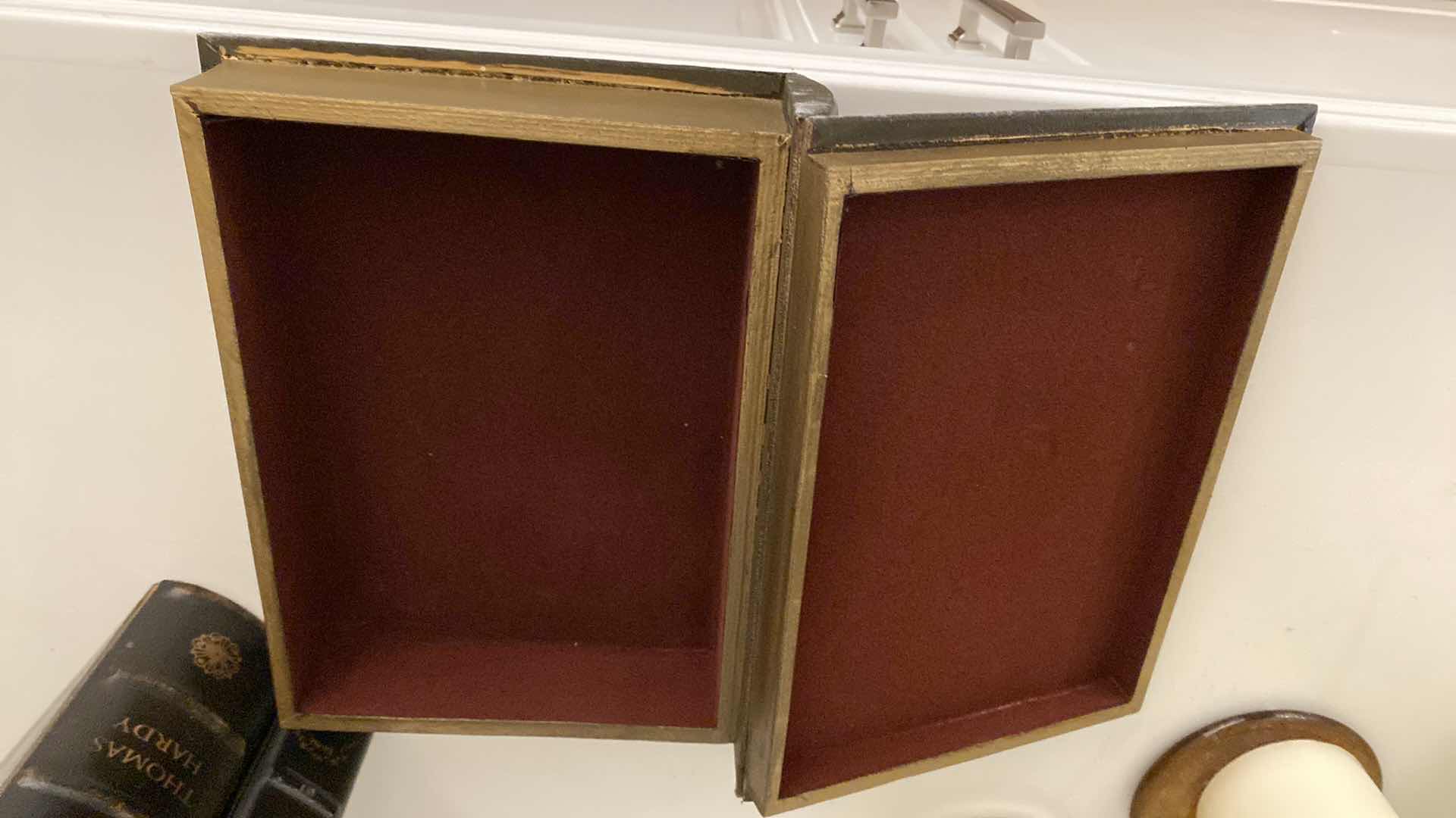 Photo 1 of 3-HOME DECOR BOOK BOXES LARGEST 8 1/2“ x 12“