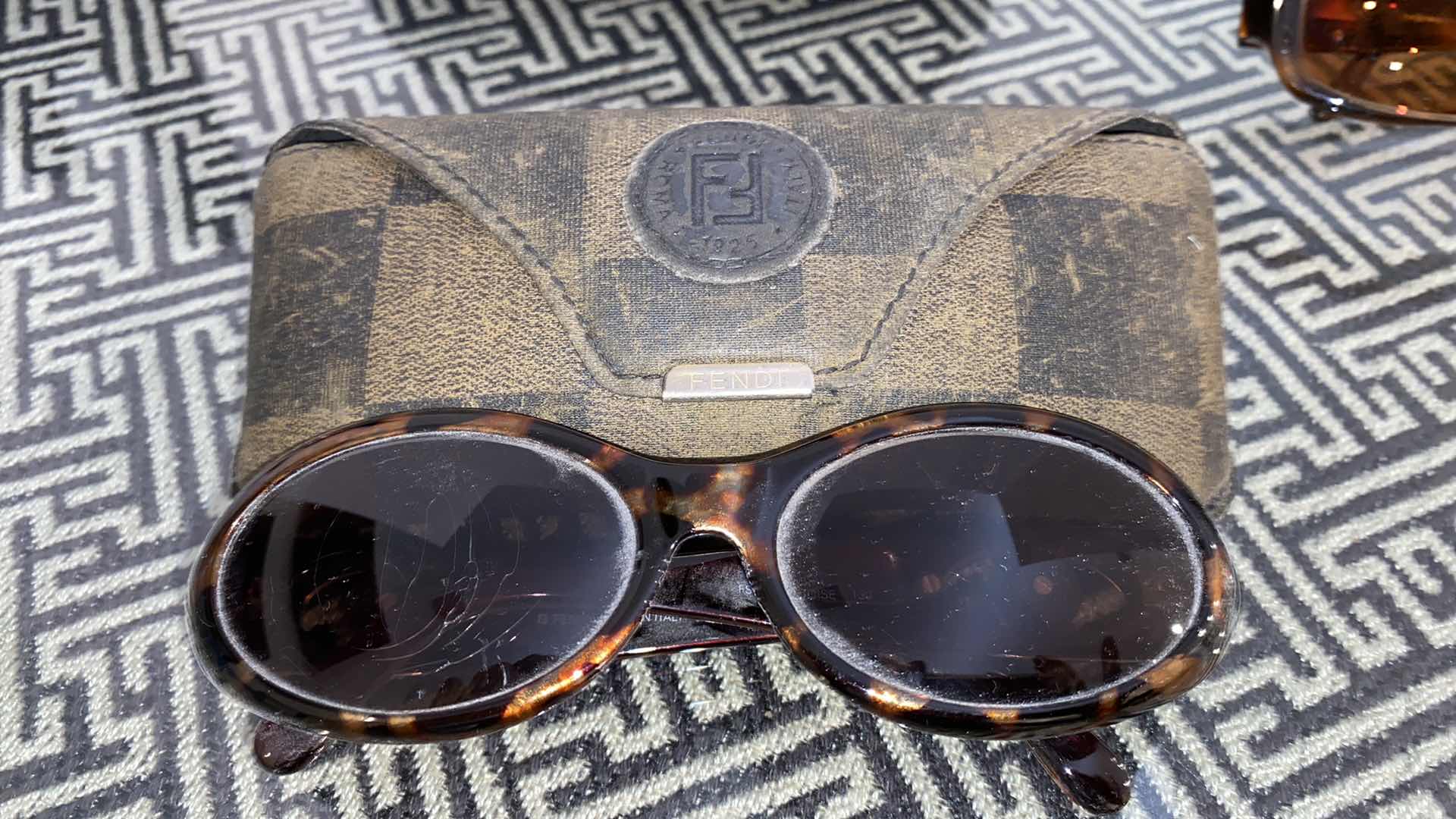 Photo 2 of 4 PAIR PRESCRIPTION DESIGNER GLASSES FENDI, BVLGARI,DONNA KARAN AND HUGO BOSS