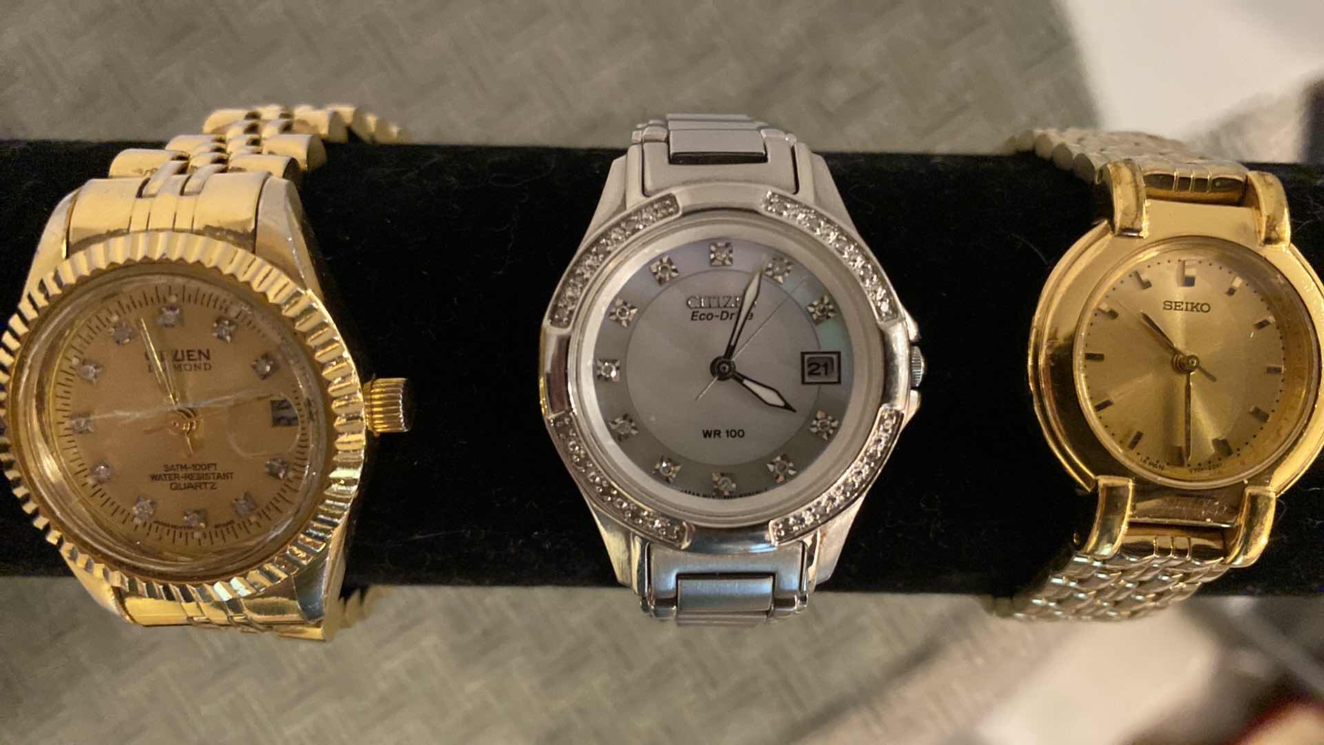 Photo 1 of 3-LADIES WATCHES GRUEN SEIKO CITIZEN