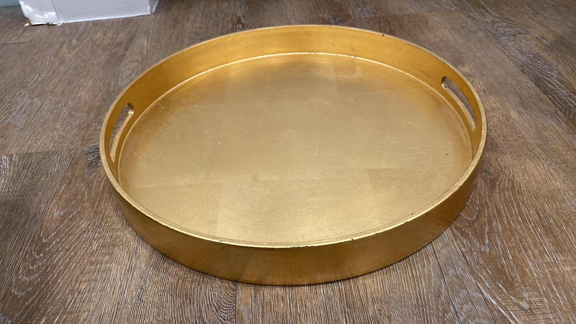 Photo 1 of BLACK AND DECKER HAND MIXER AND GOLD LACQUER TRAY