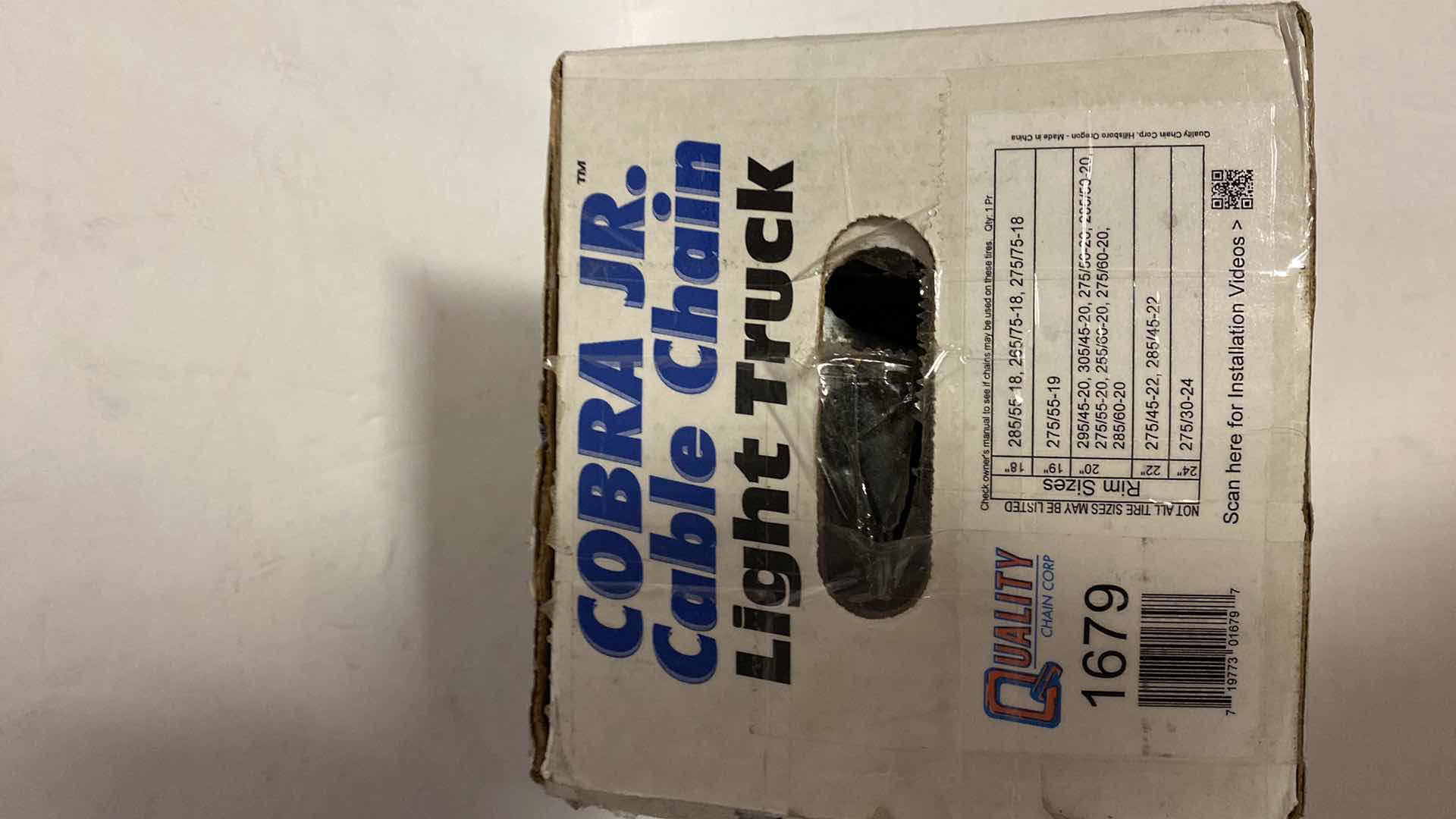 Photo 1 of COBRA JR. CABLE CHAINS FOR TRUCK SUV RV VAN