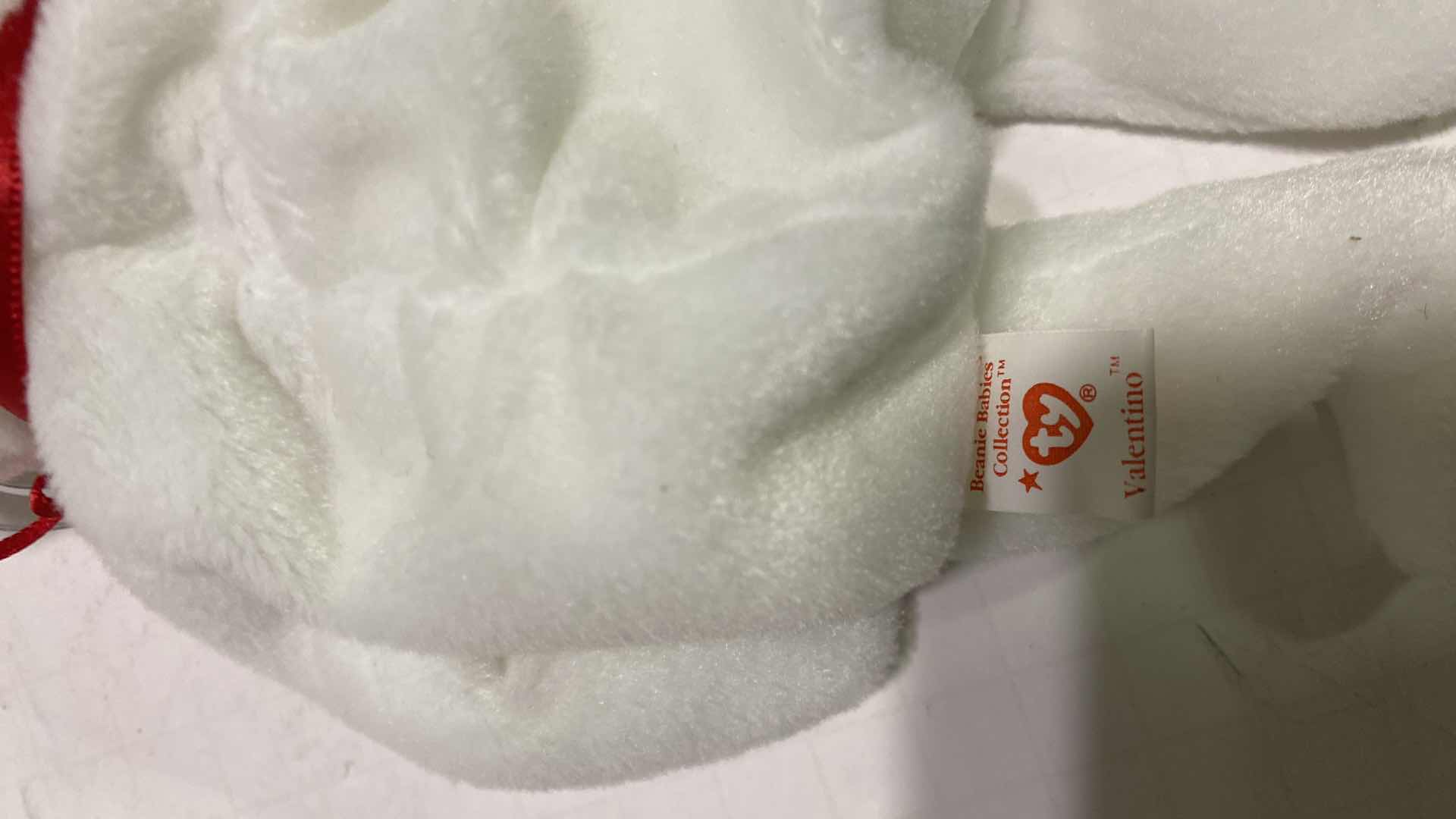 Photo 1 of RARE TOYS FOR TOTS 50th ANNIVERSARY TY VALENTINO BEAR #533/5,500 WITH COA, ORIGINAL COST $250