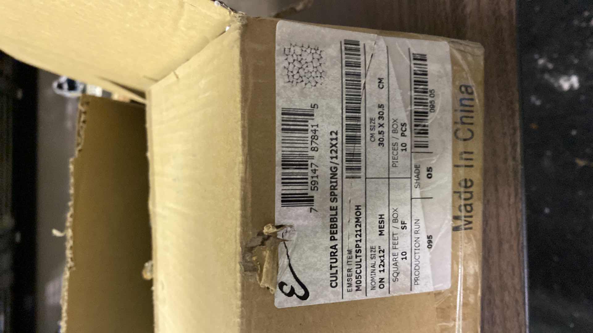 Photo 1 of EMSER TILE CULTURA SPRING  PEBBLE 12”X 12” MOSAIC 8 PIECES $45.99 EACH PIECE