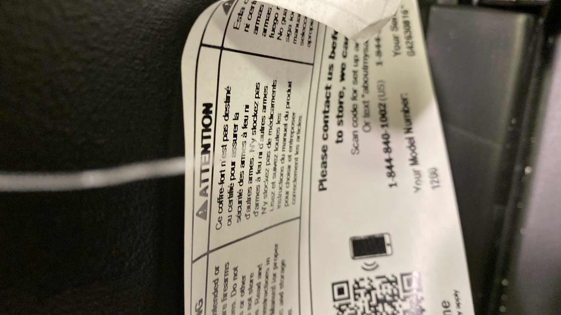 Photo 1 of SENTRY SAFE WITH KEY 14“ x 6“ x 10 1/2“