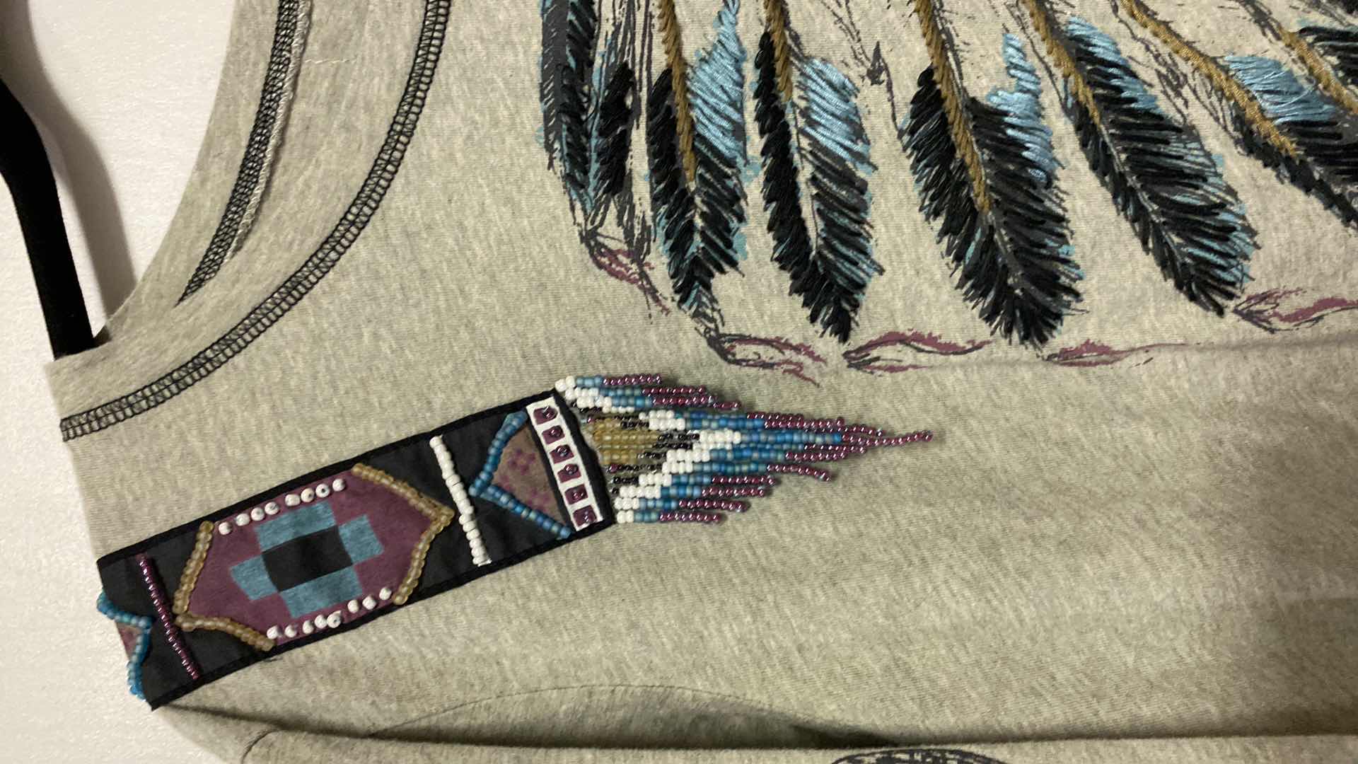 Photo 2 of WOMENS SIZE LARGE DOUBLE D RANCH BEADED T-SHIRT 