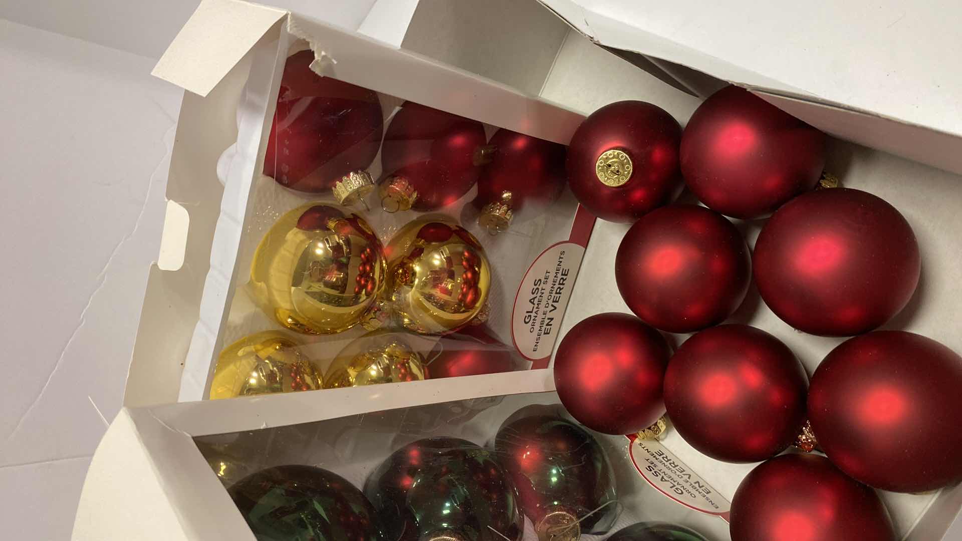 Photo 4 of GLASS CHRISTMAS ORNAMENTS