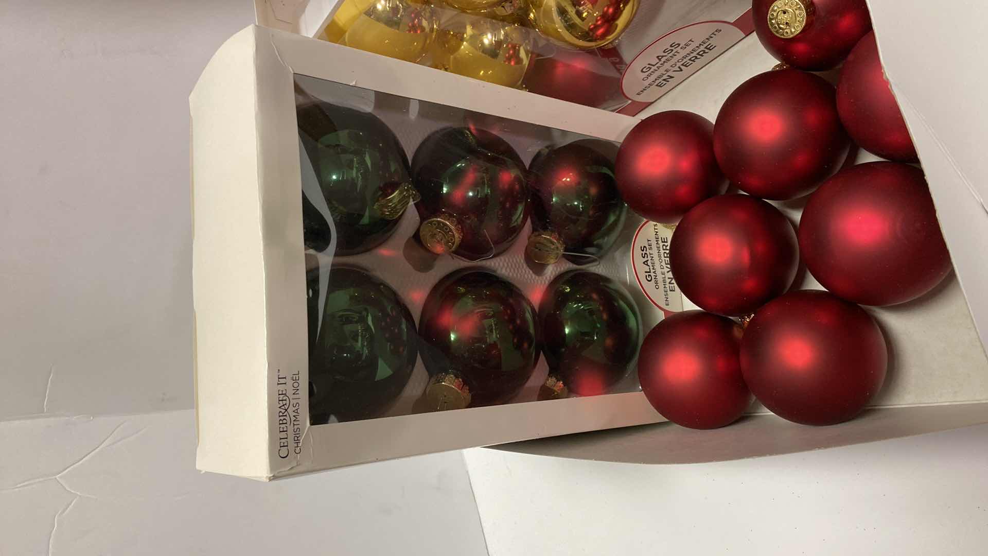 Photo 3 of GLASS CHRISTMAS ORNAMENTS