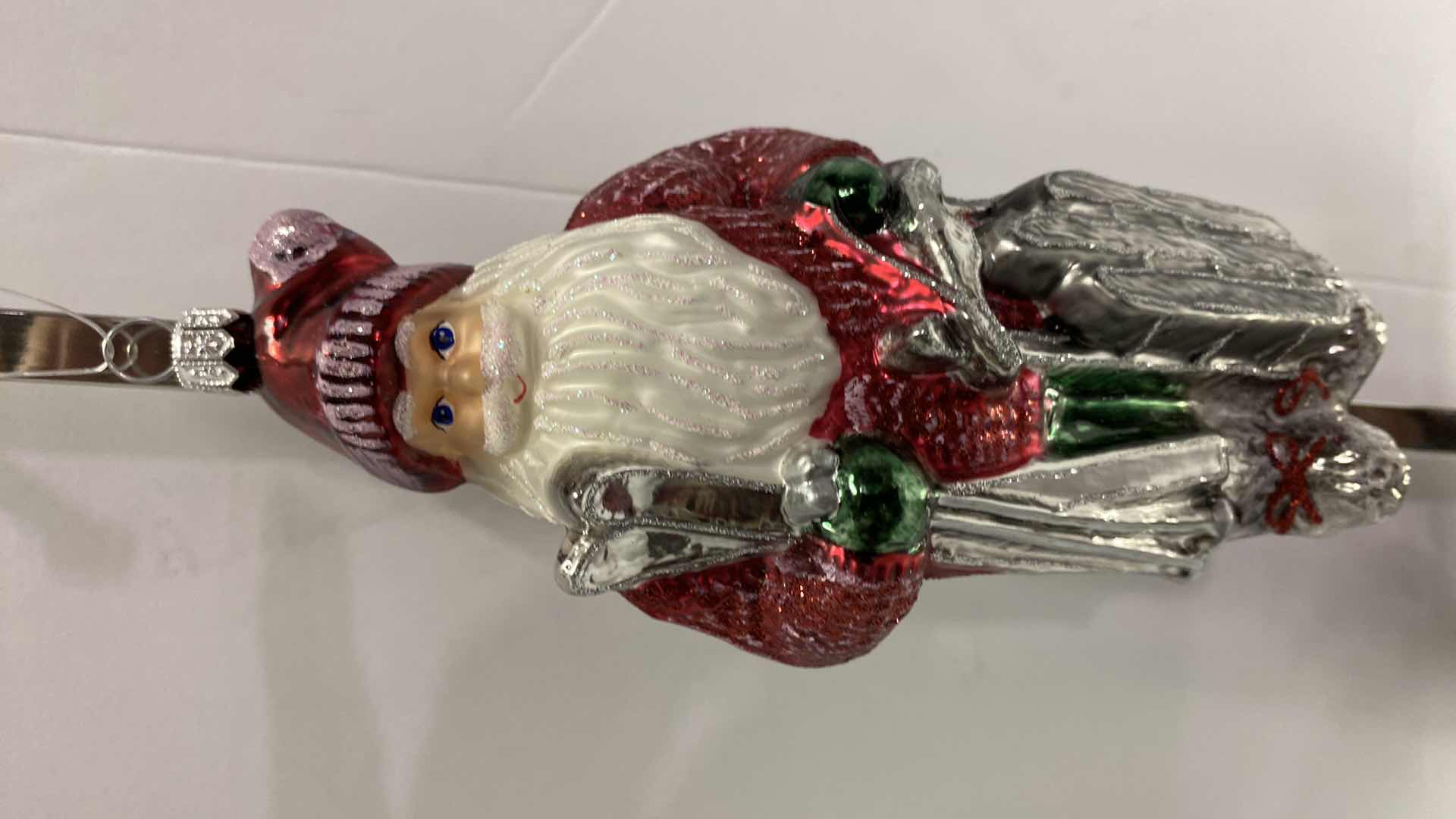 Photo 1 of SANTA SKII ORNAMENTS H 7.5” FROM DILLARDS