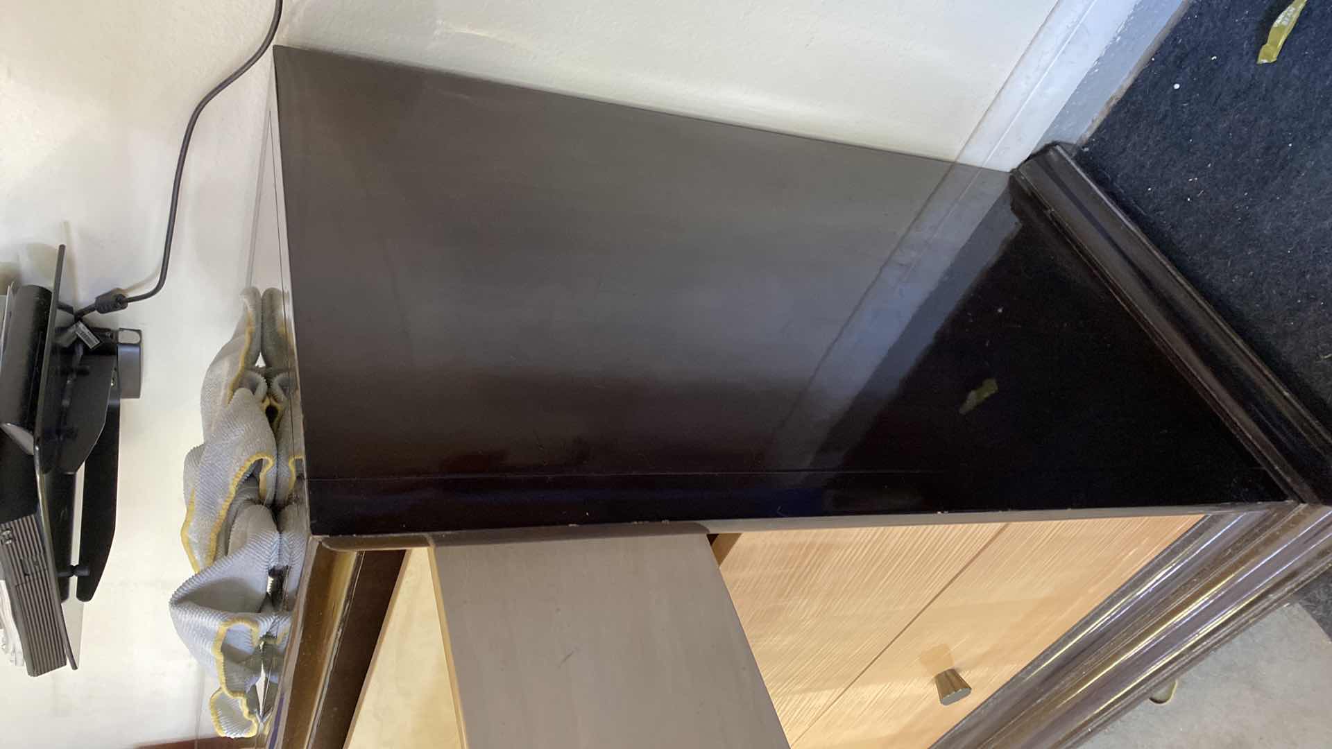 Photo 1 of LACQUER FINISH DRESSER WITH MIRROR TOP SELF CLOSING DRAWERS DOVETAIL CONSTRUCTION  FROM WYNN RESORT 48 1/2“ x 19“ H 36”