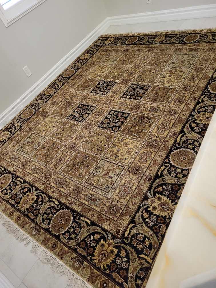 Photo 3 of SAROUK AREA RUG HAND WOVEN IN INDIA 100% WOOL SIZE 8.08’ X 11.09’ WITH APPRAISAL $12,000