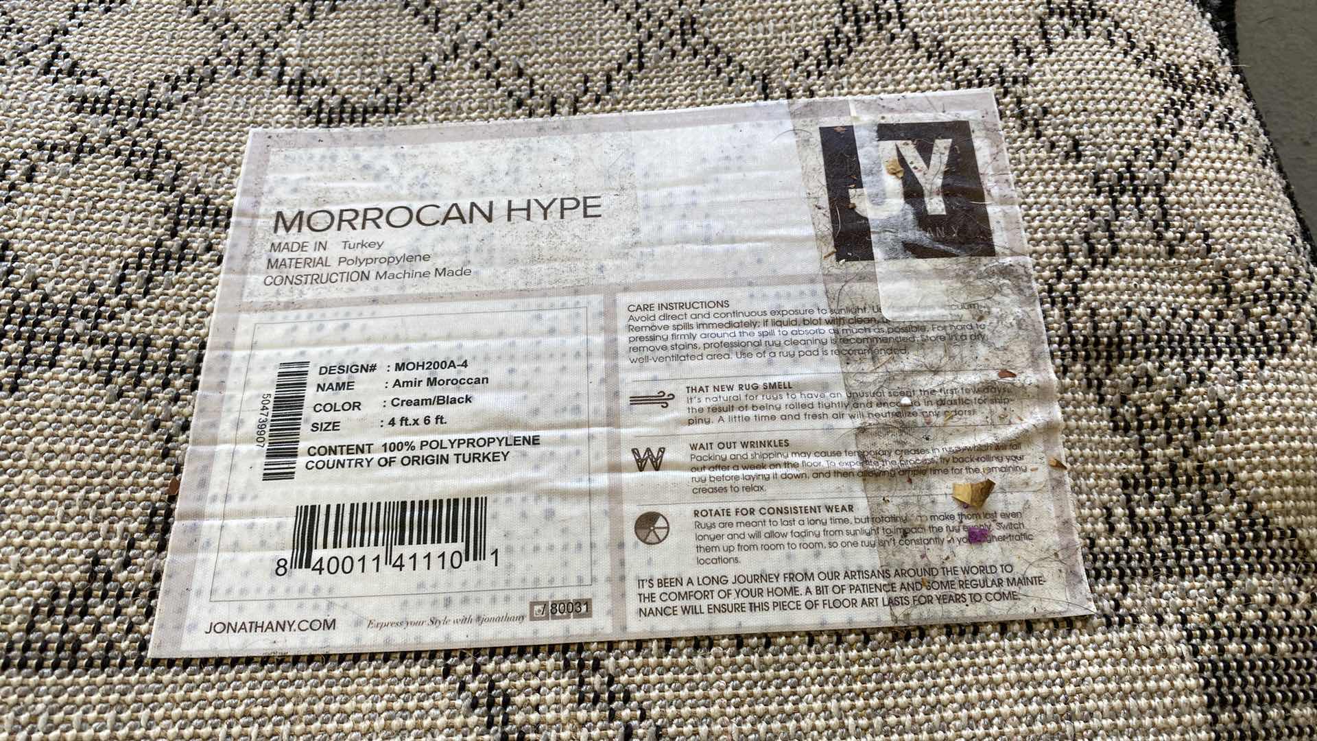 Photo 1 of JONATHAN Y RUG 4’ X 6’