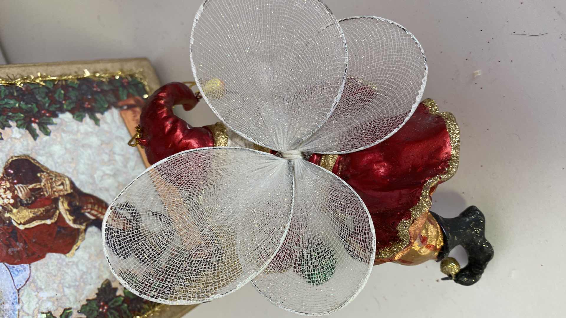 Photo 1 of $65 MARK ROBERTS BLOWN GLASS ORNAMENTS 6”