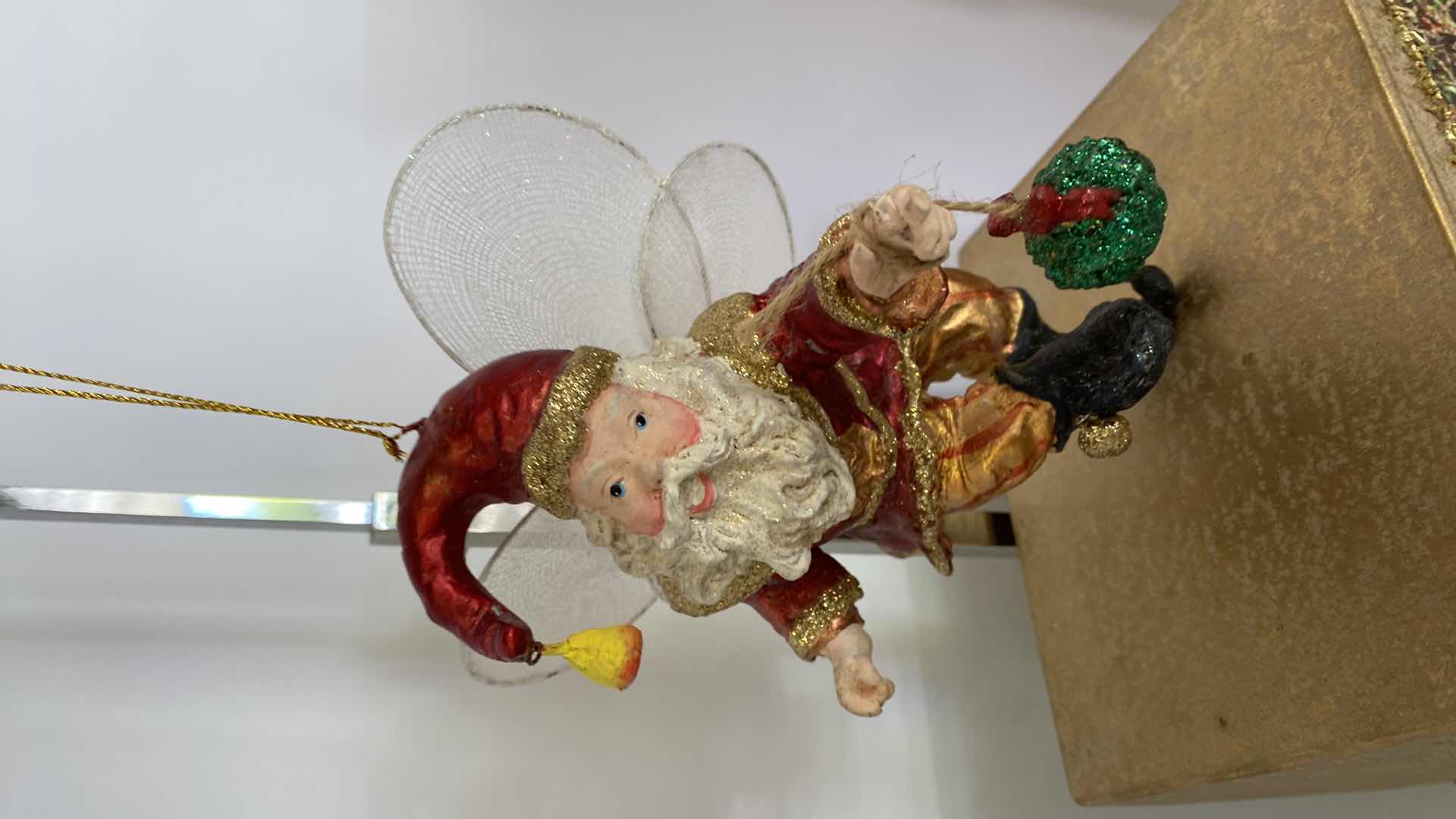 Photo 1 of $65 MARK ROBERTS BLOWN GLASS ORNAMENTS 6”