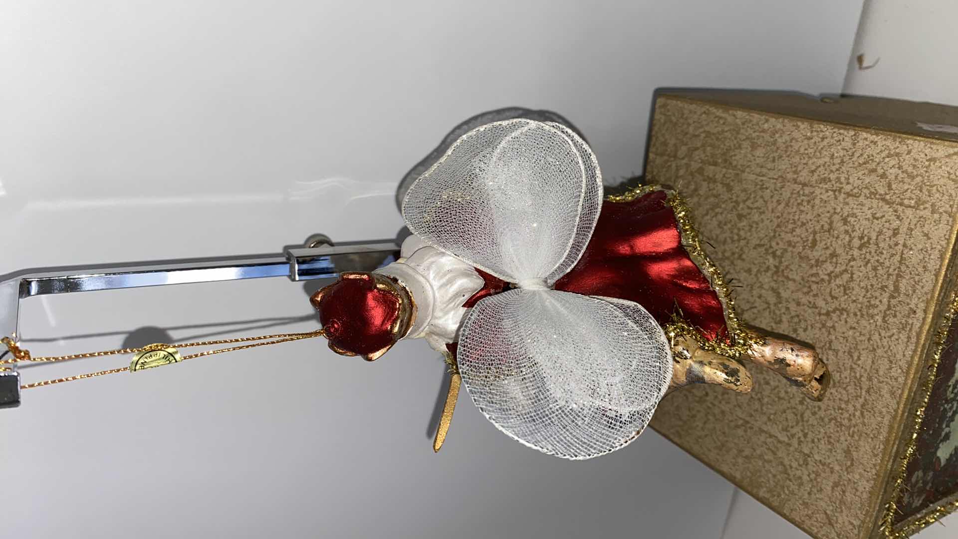 Photo 1 of $65 MARK ROBERTS BLOWN GLASS ORNAMENTS 6”