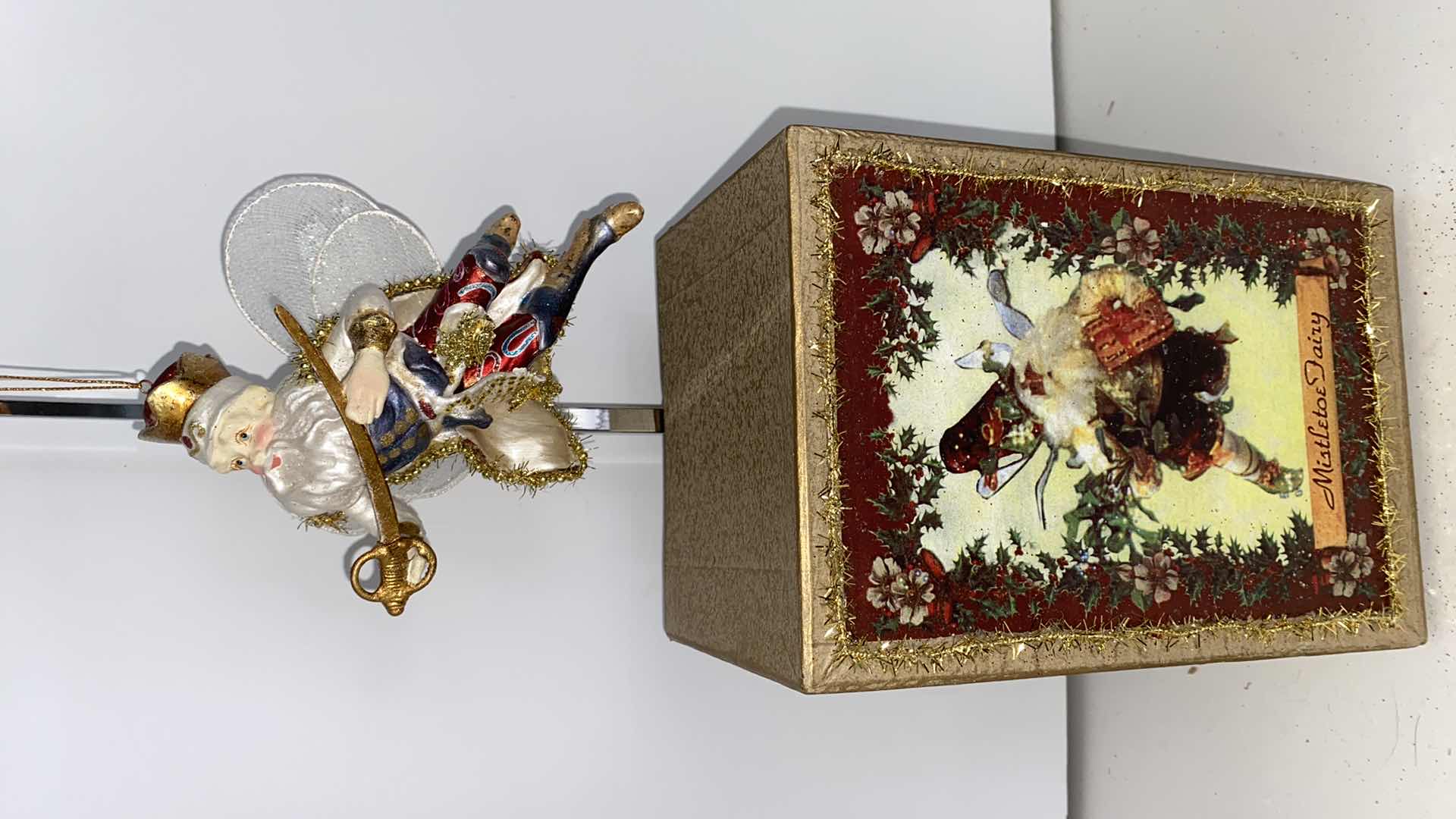 Photo 1 of $65 MARK ROBERTS BLOWN GLASS ORNAMENTS 6”