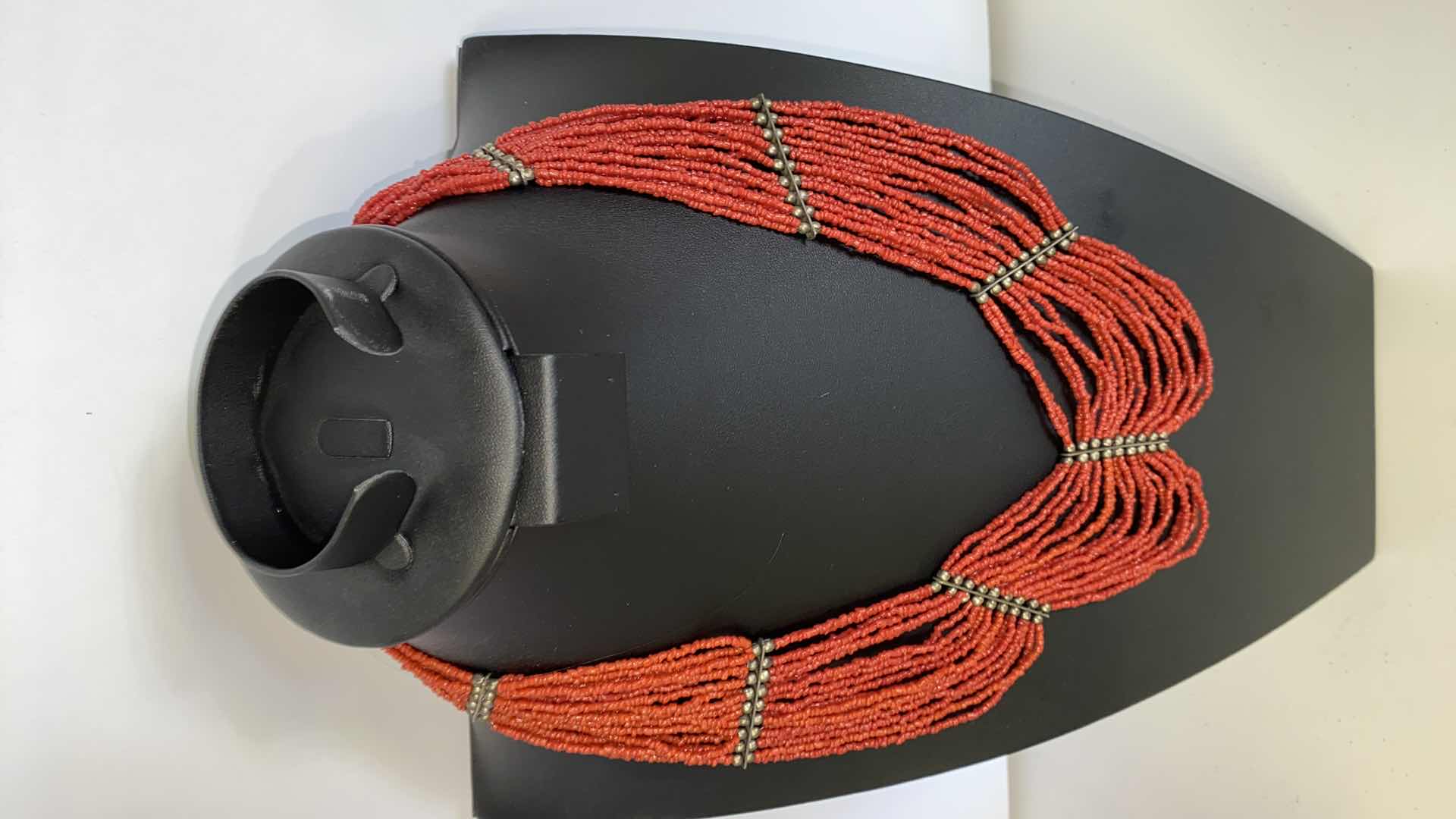 Photo 1 of VINTAGE CORAL AND BEAD NECKLACE ORIGINALLY $450