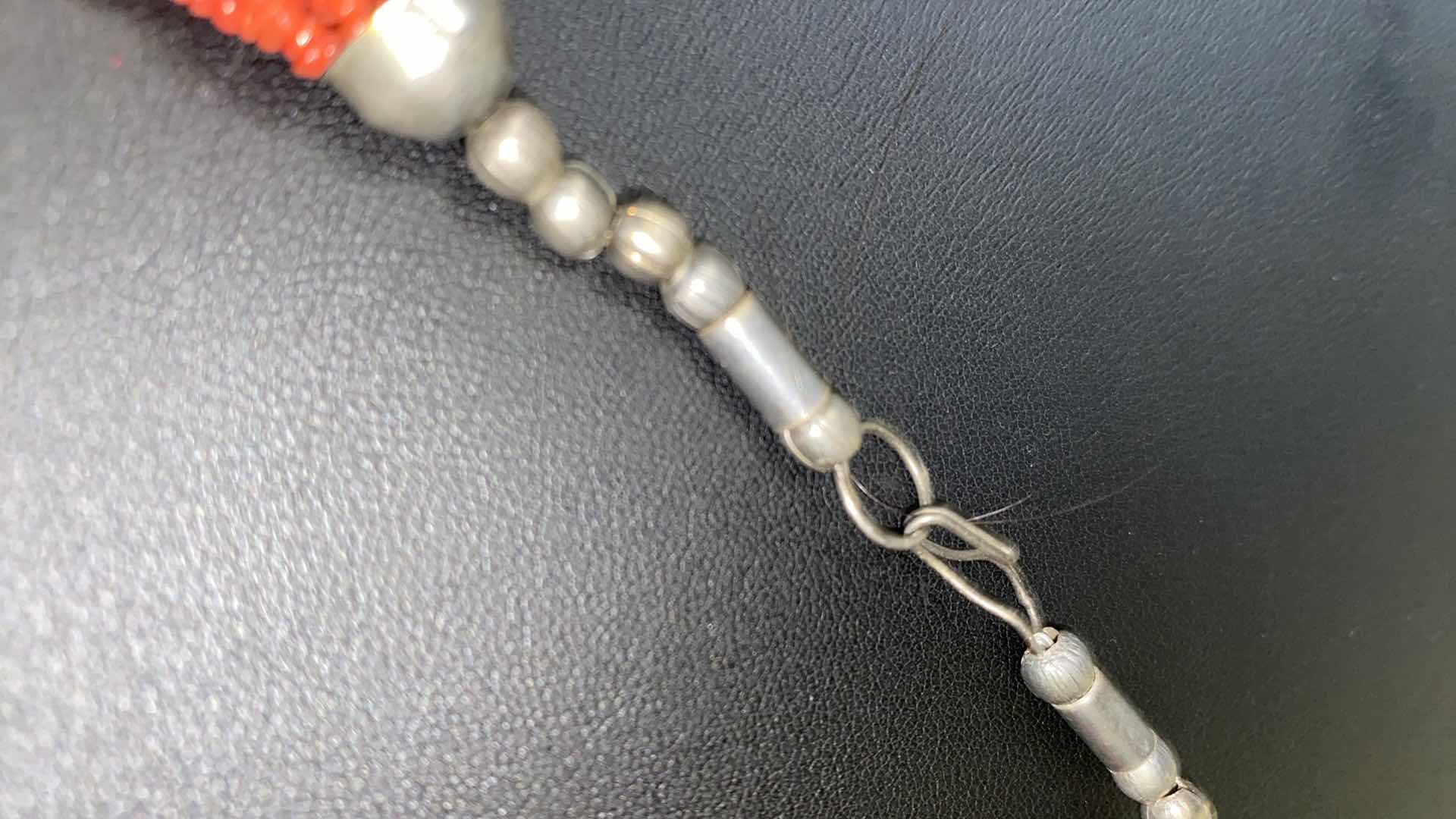 Photo 1 of VINTAGE CORAL AND BEAD NECKLACE ORIGINALLY $450