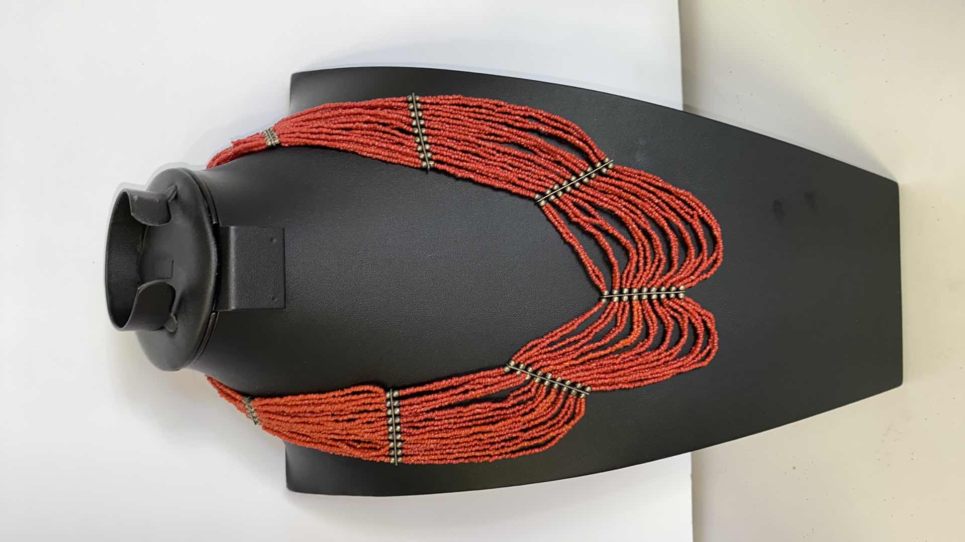 Photo 1 of VINTAGE CORAL AND BEAD NECKLACE ORIGINALLY $450