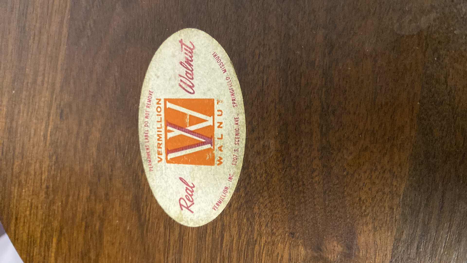 Photo 3 of 9 PIECE VERMILLION REAL WALNUT SALAD SET